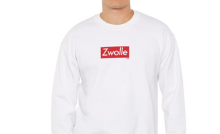 PEC Zwolle sweater high fashion. FC Zwolle sweater in de supreme stijl met een knipoog. Trui. Voetbal. Stad. Nederland.