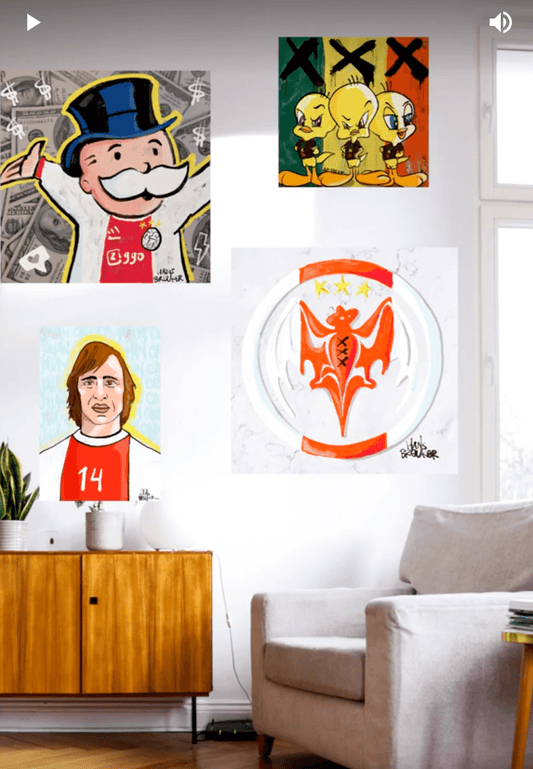 Ajax Schilderij - Hans Breuker