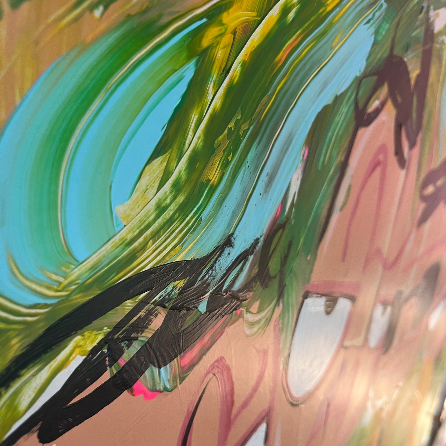 It’s a jungle out there. 80 x 60 cm.