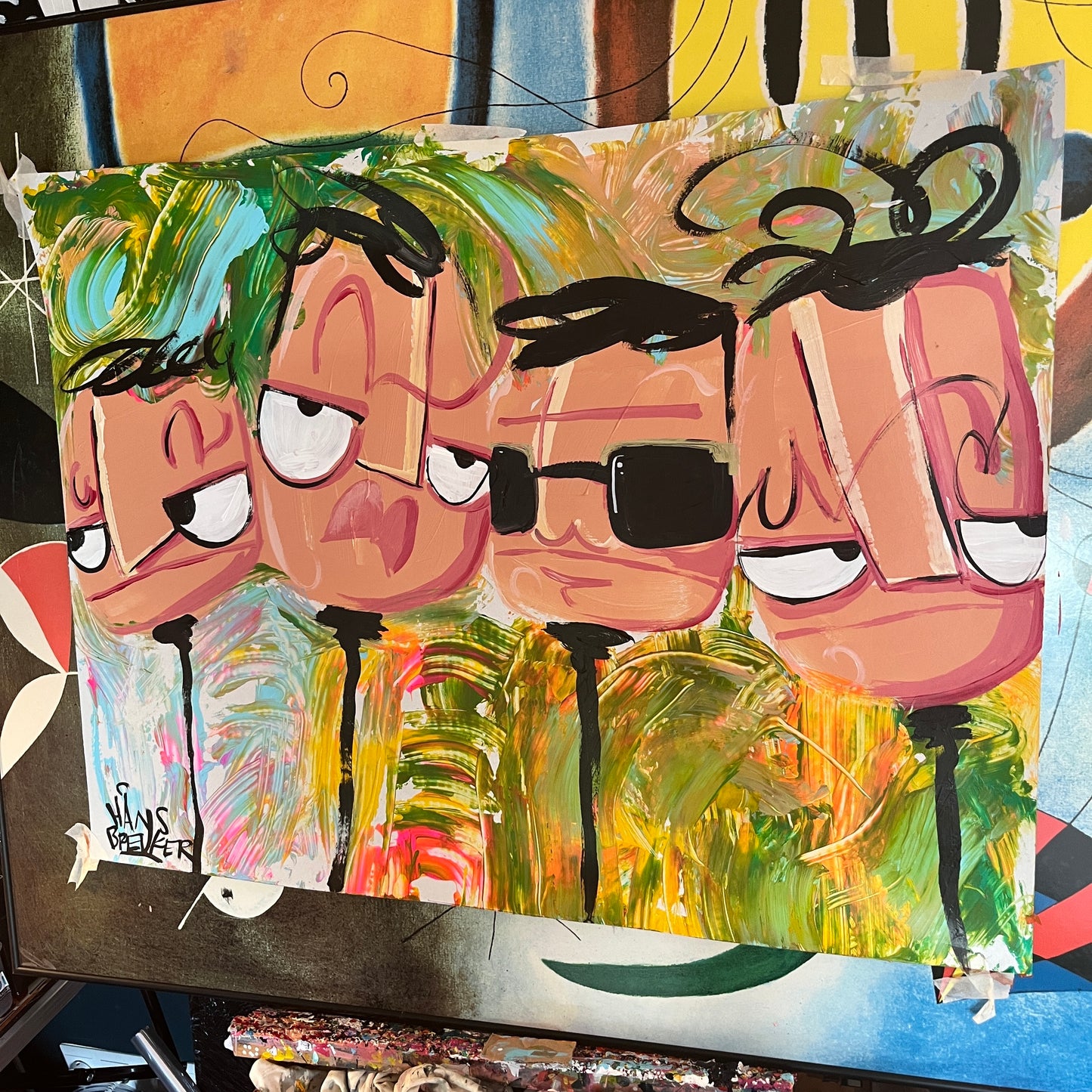 It’s a jungle out there. 80 x 60 cm.