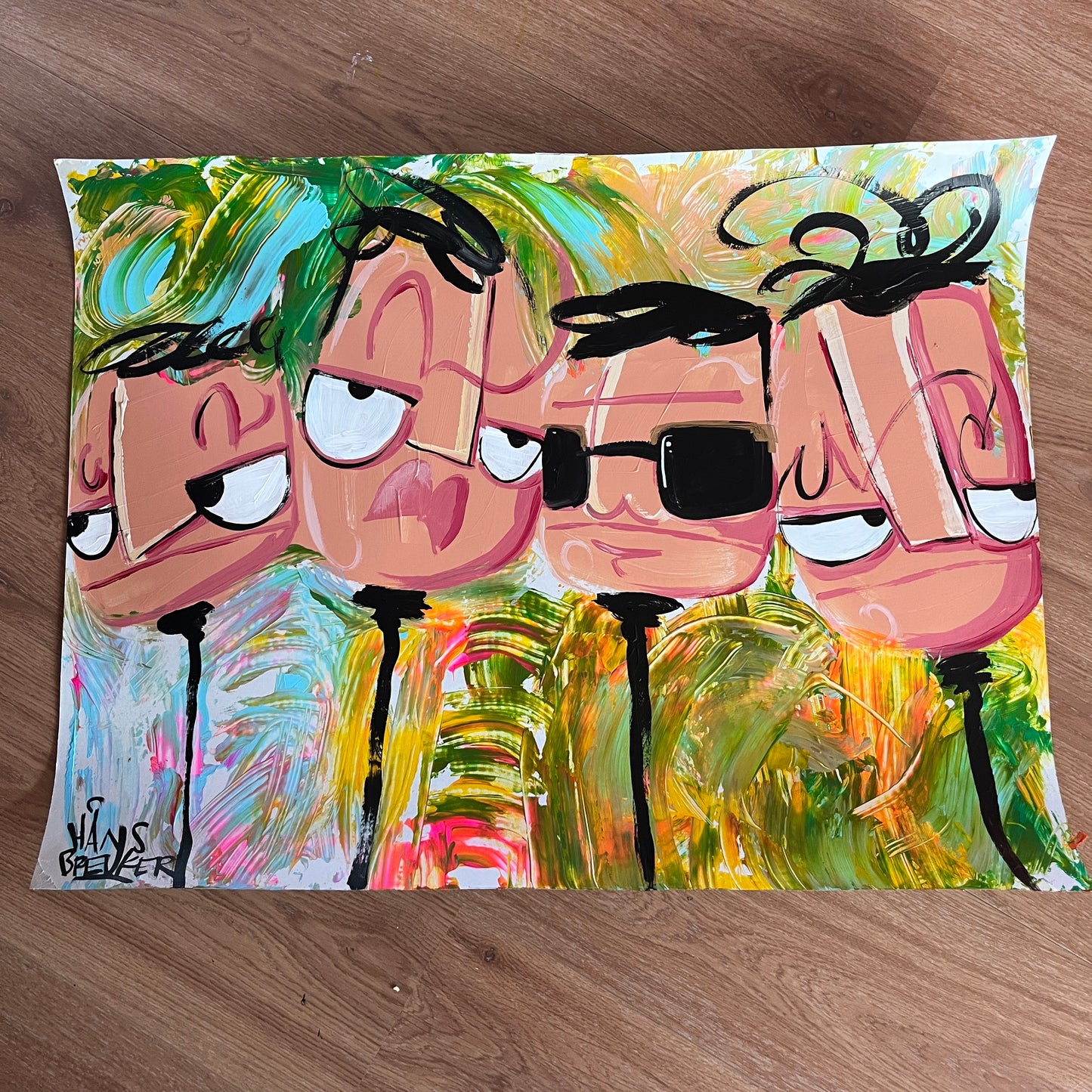 It’s a jungle out there. 80 x 60 cm.
