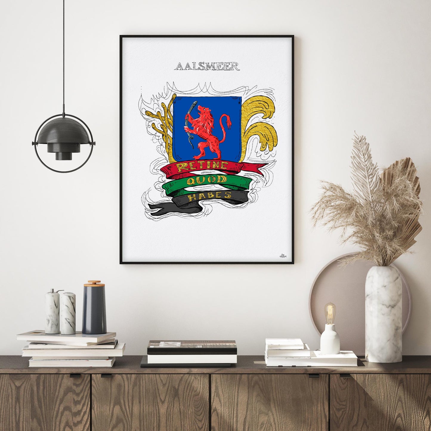 Gepersonaliseerd Stadswapen van Aalsmeer poster