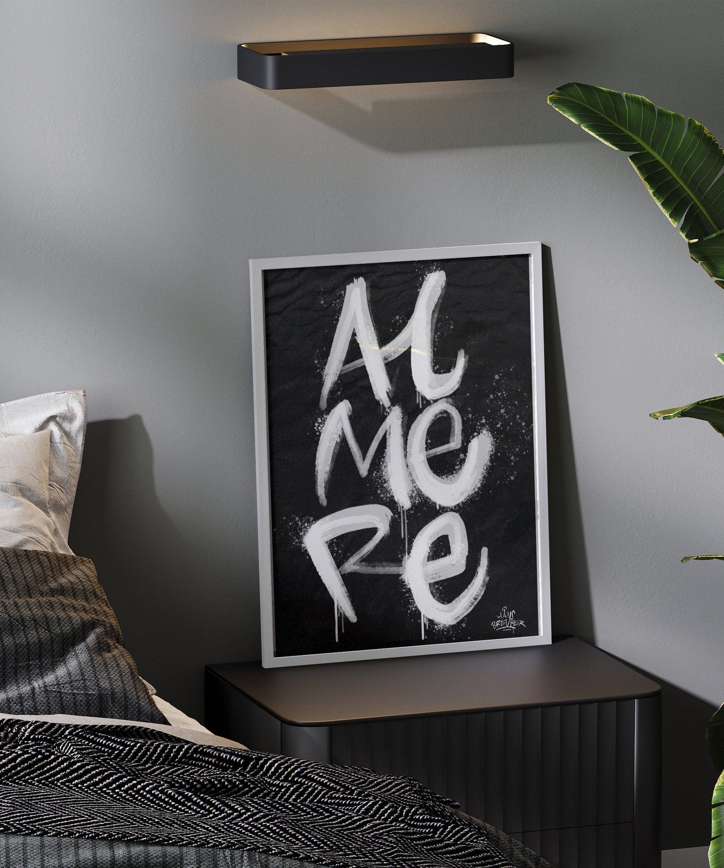 Kalligrafie Poster Almere - Hans Breuker