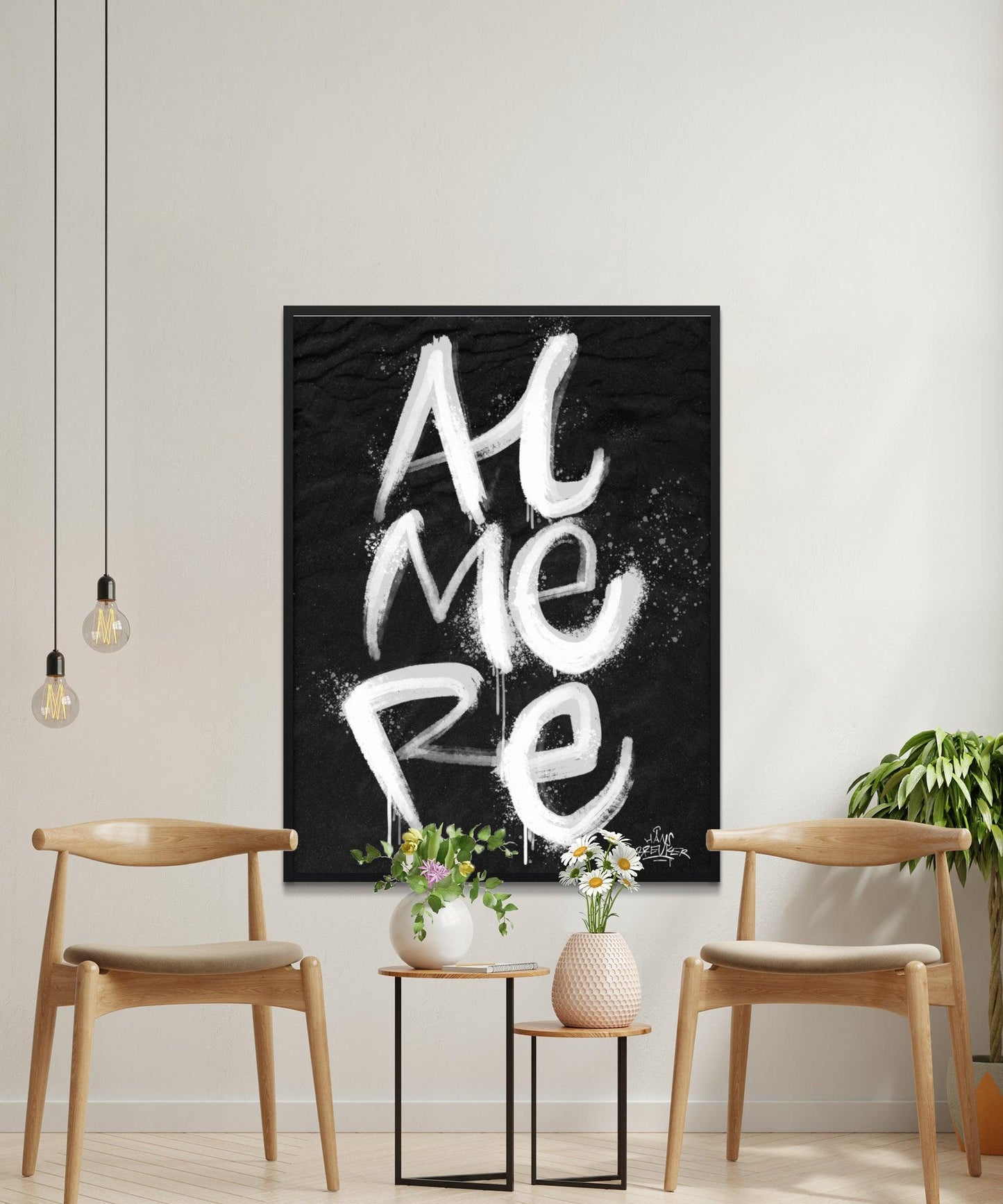 Kalligrafie Poster Almere - Hans Breuker