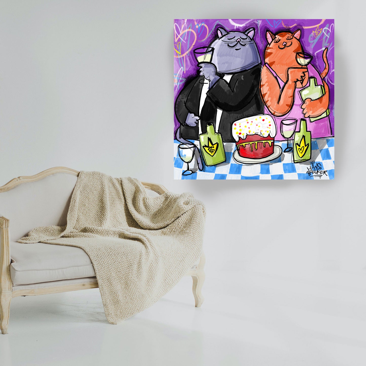 Als de kat van huis