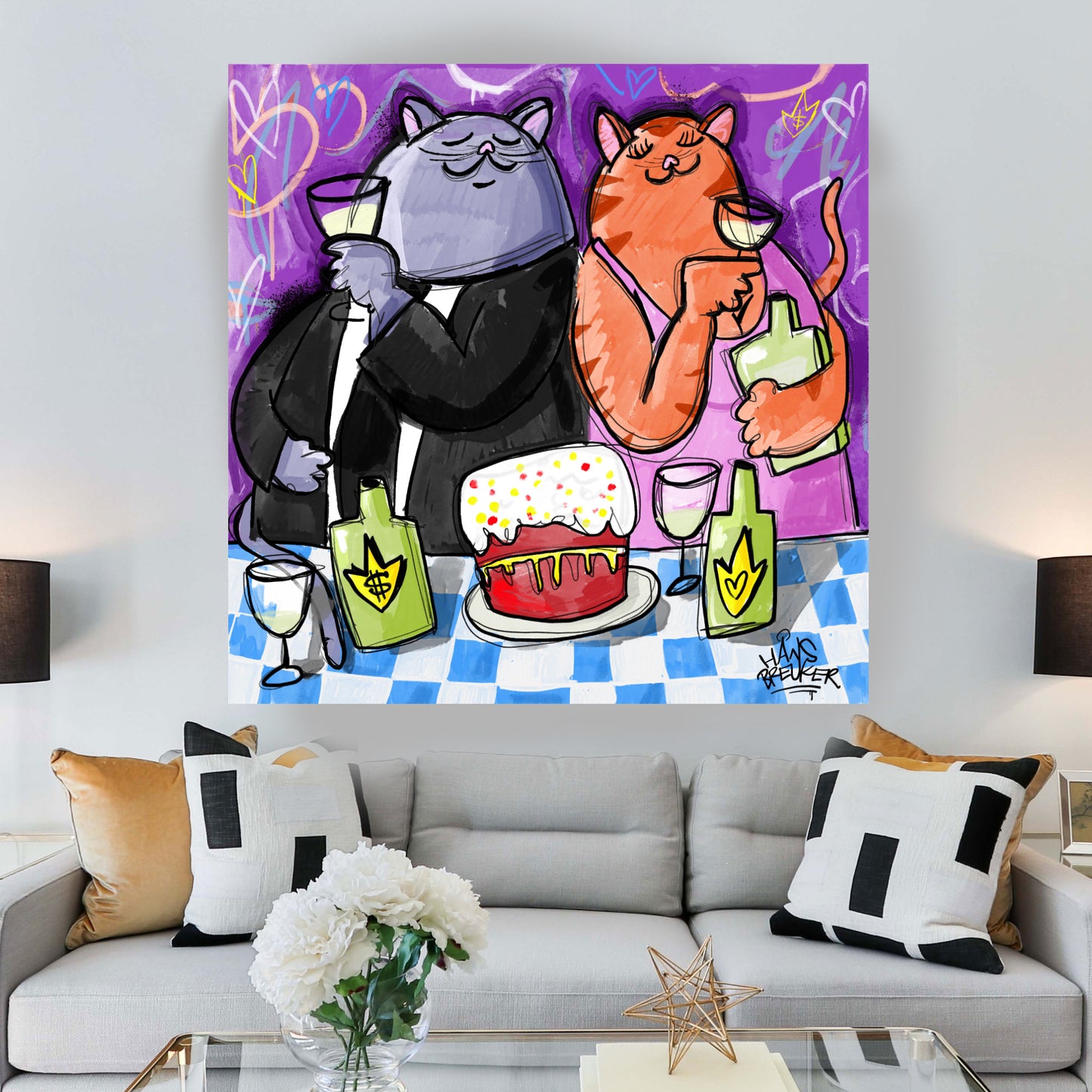 Als de kat van huis