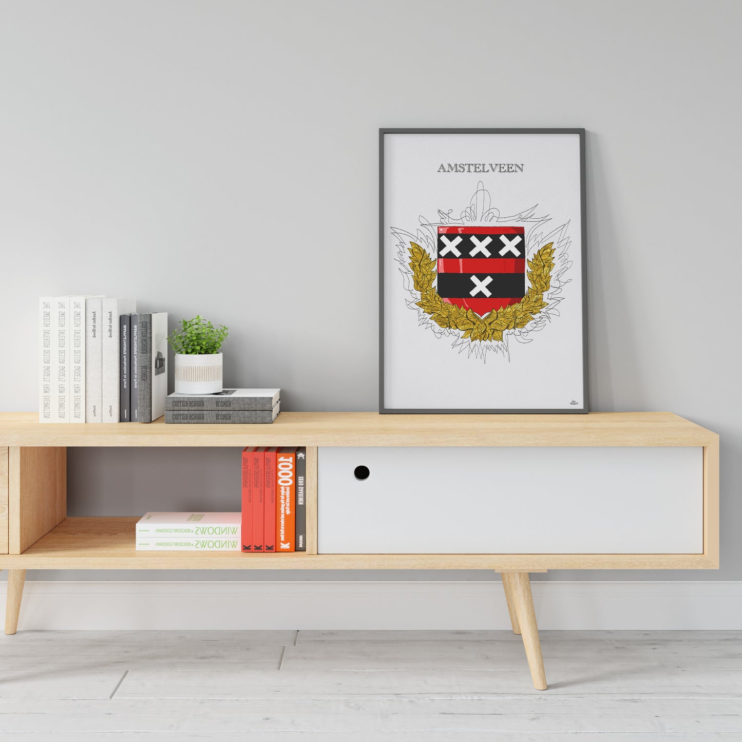 Gepersonaliseerd Stadswapen van Amstelveen poster