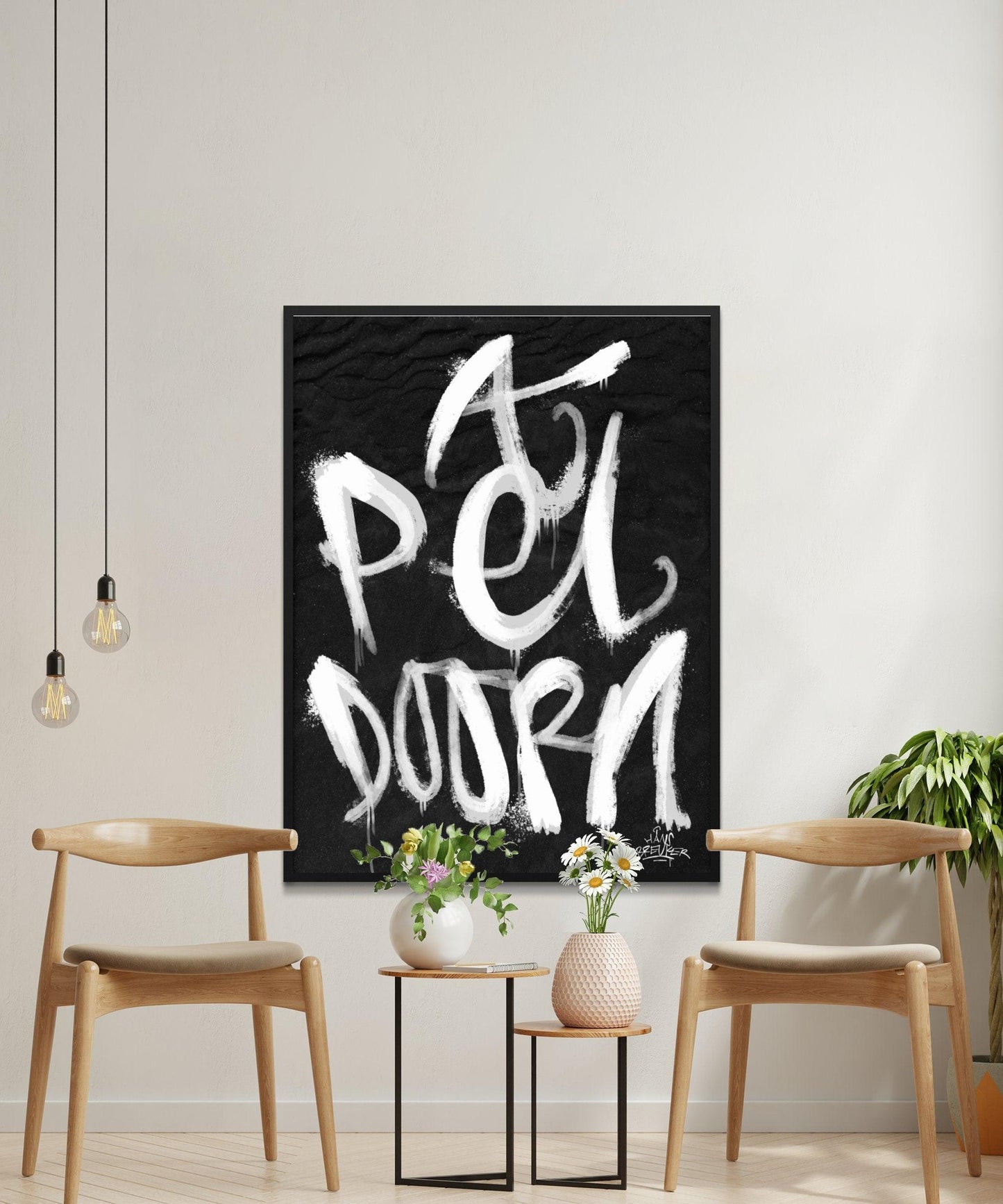 Kalligrafie Poster Apeldoorn - Hans Breuker