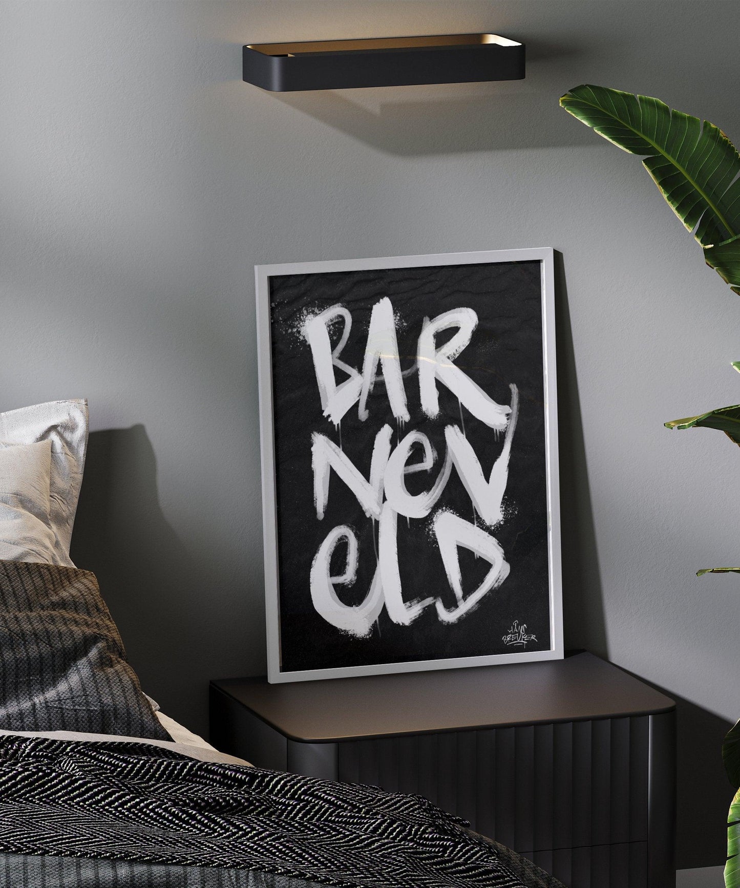 Kalligrafie Poster Barneveld - Hans Breuker