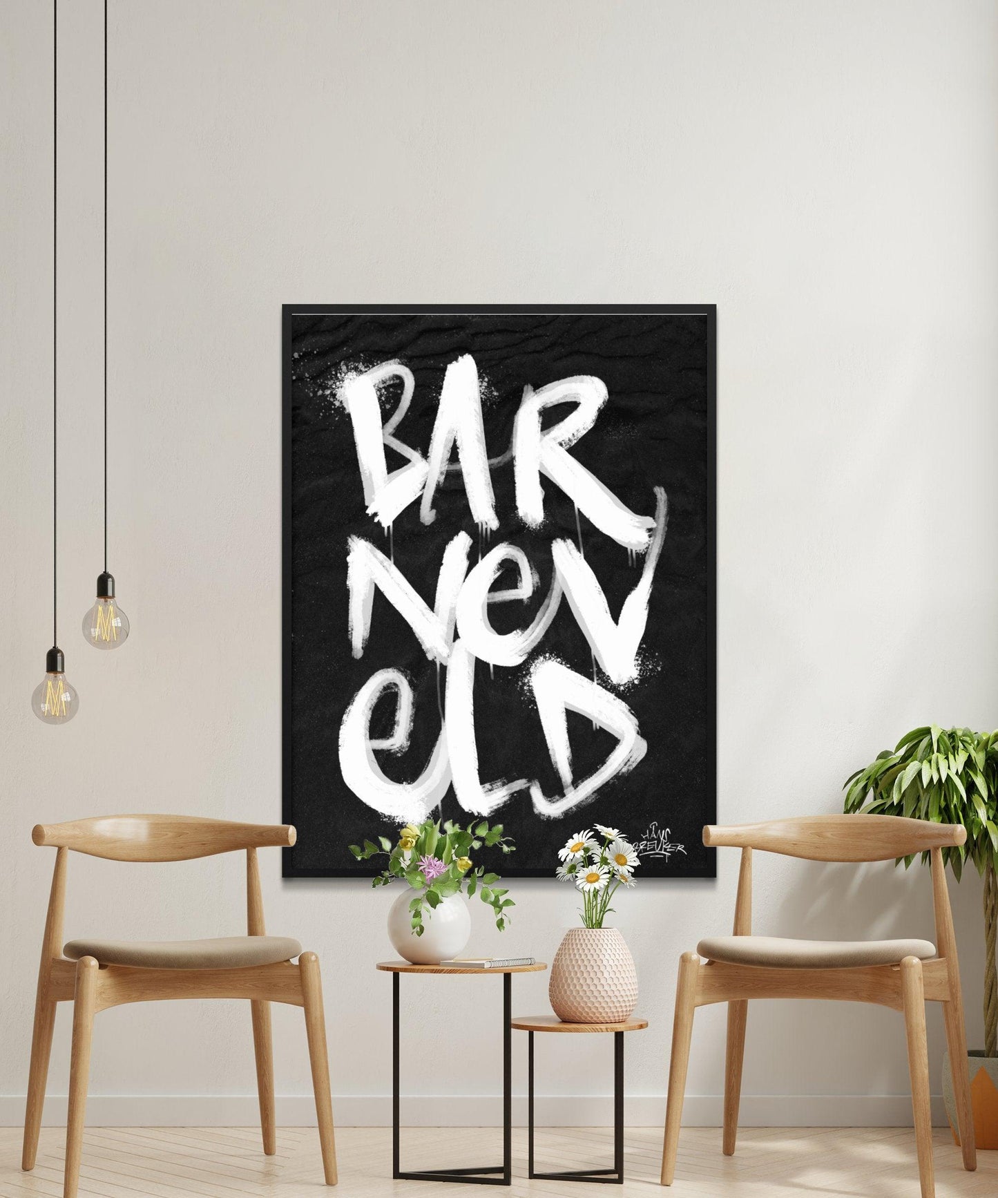 Kalligrafie Poster Barneveld - Hans Breuker