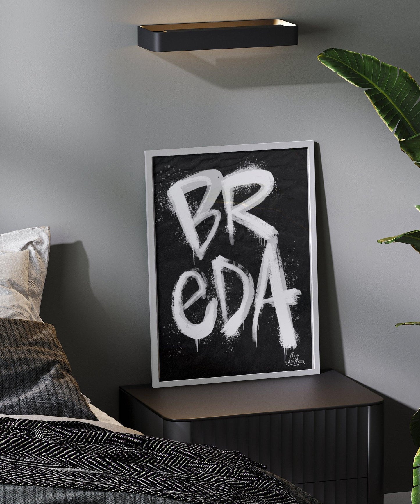 Kalligrafie Poster Breda - Hans Breuker