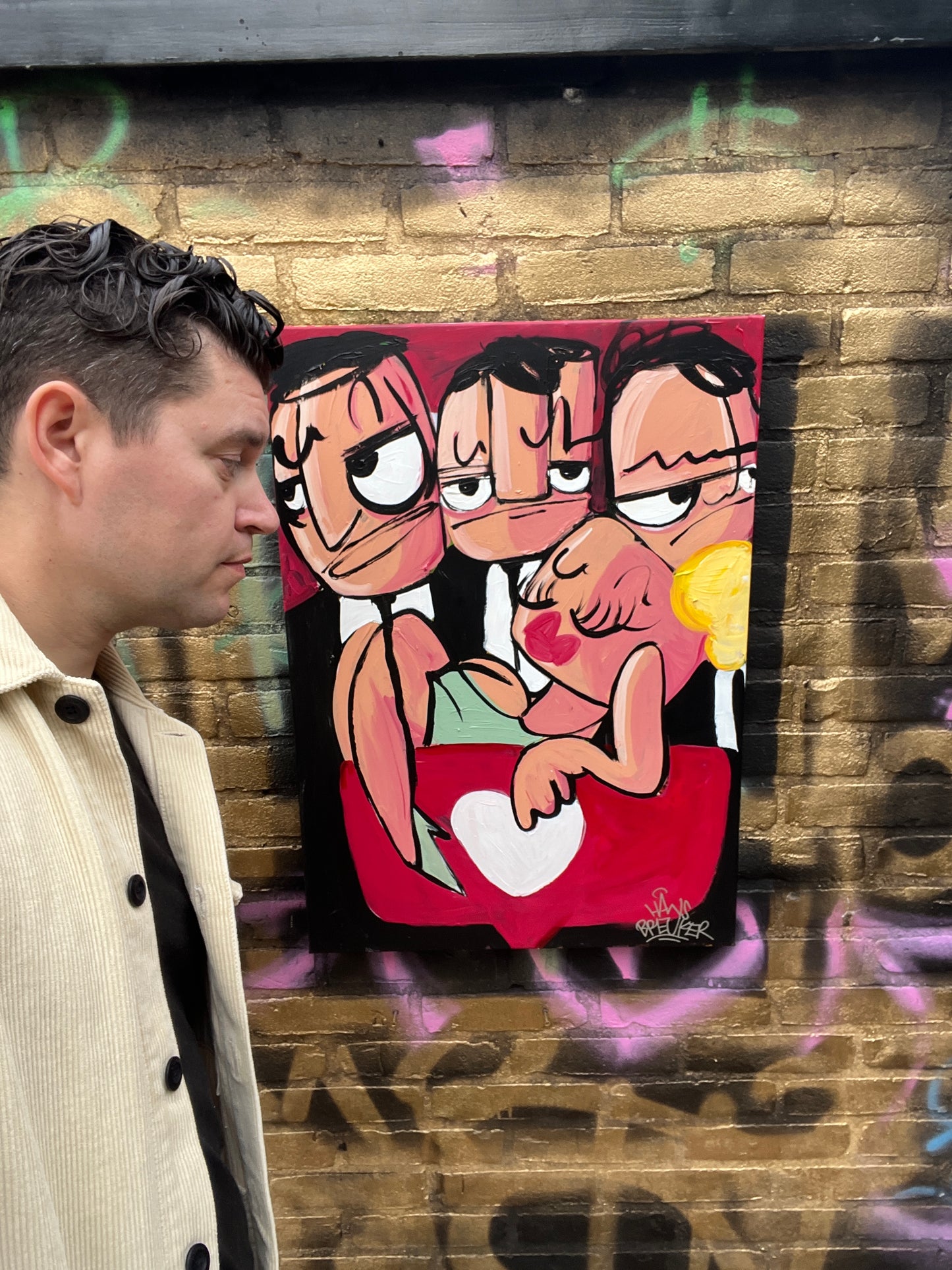 Social media Lovers. 50 x 70 cm.