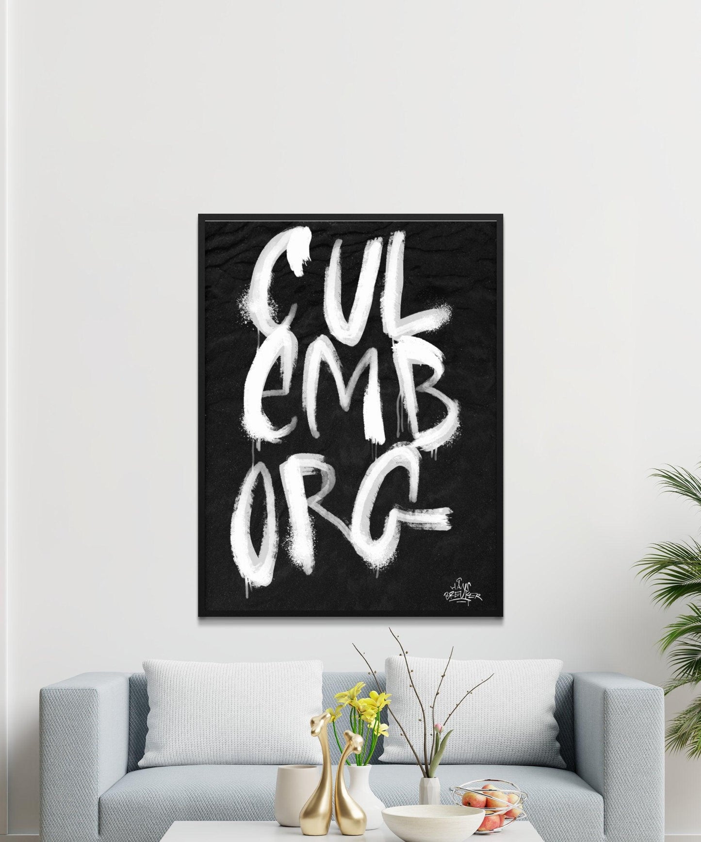 Kalligrafie Poster Culemborg - Hans Breuker