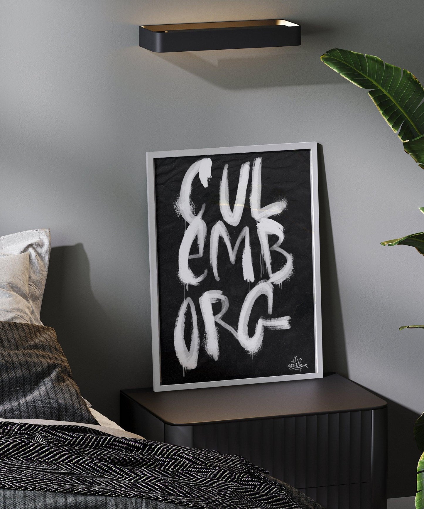 Kalligrafie Poster Culemborg - Hans Breuker