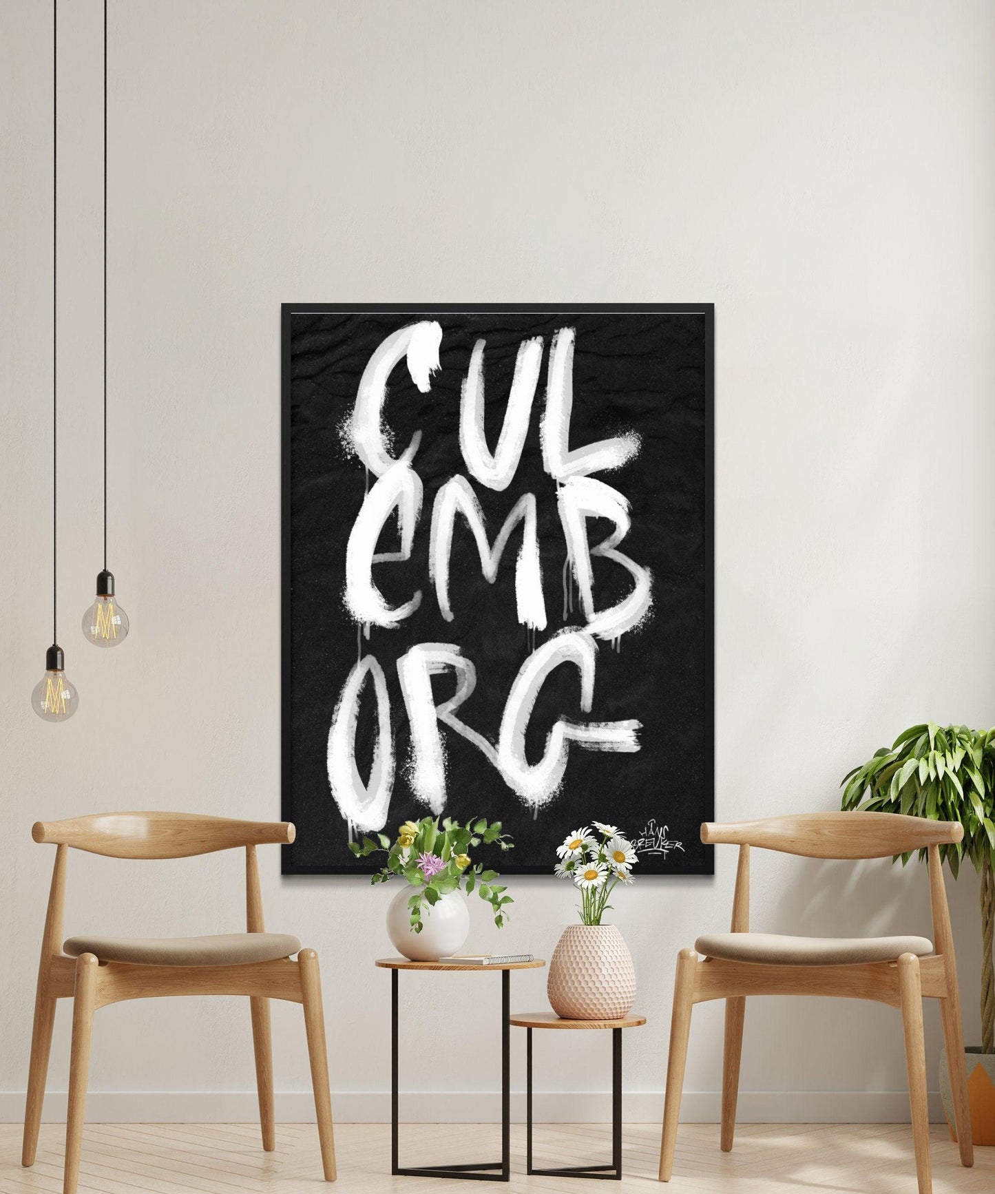 Kalligrafie Poster Culemborg - Hans Breuker