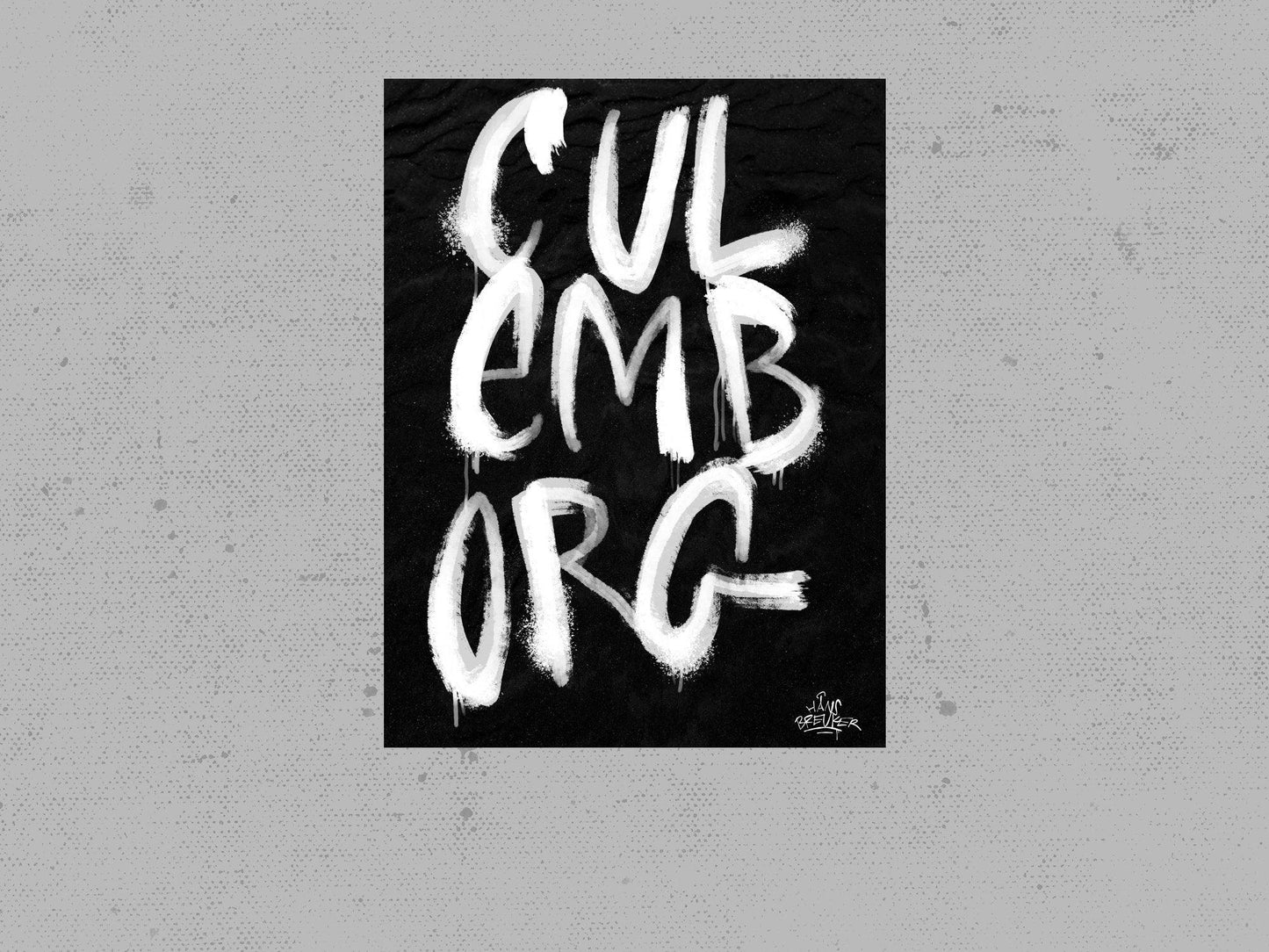 Kalligrafie Poster Culemborg - Hans Breuker