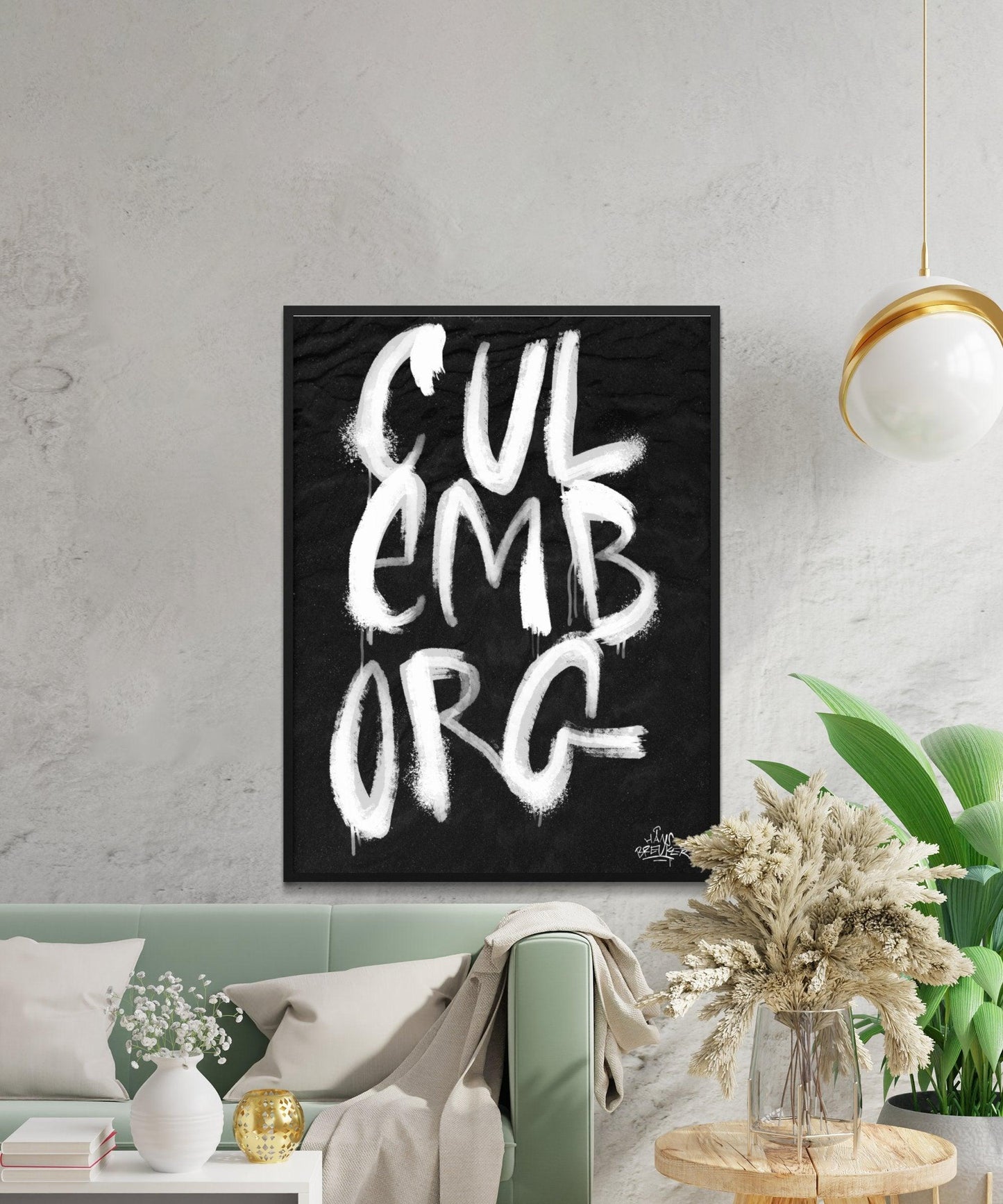 Kalligrafie Poster Culemborg - Hans Breuker