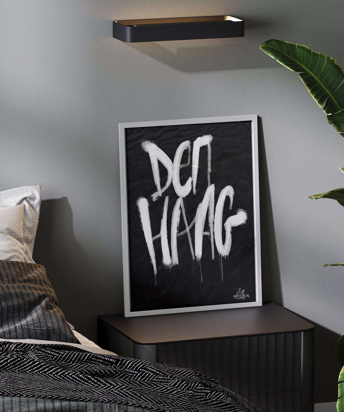 Kalligrafie Poster Den Haag - Hans Breuker