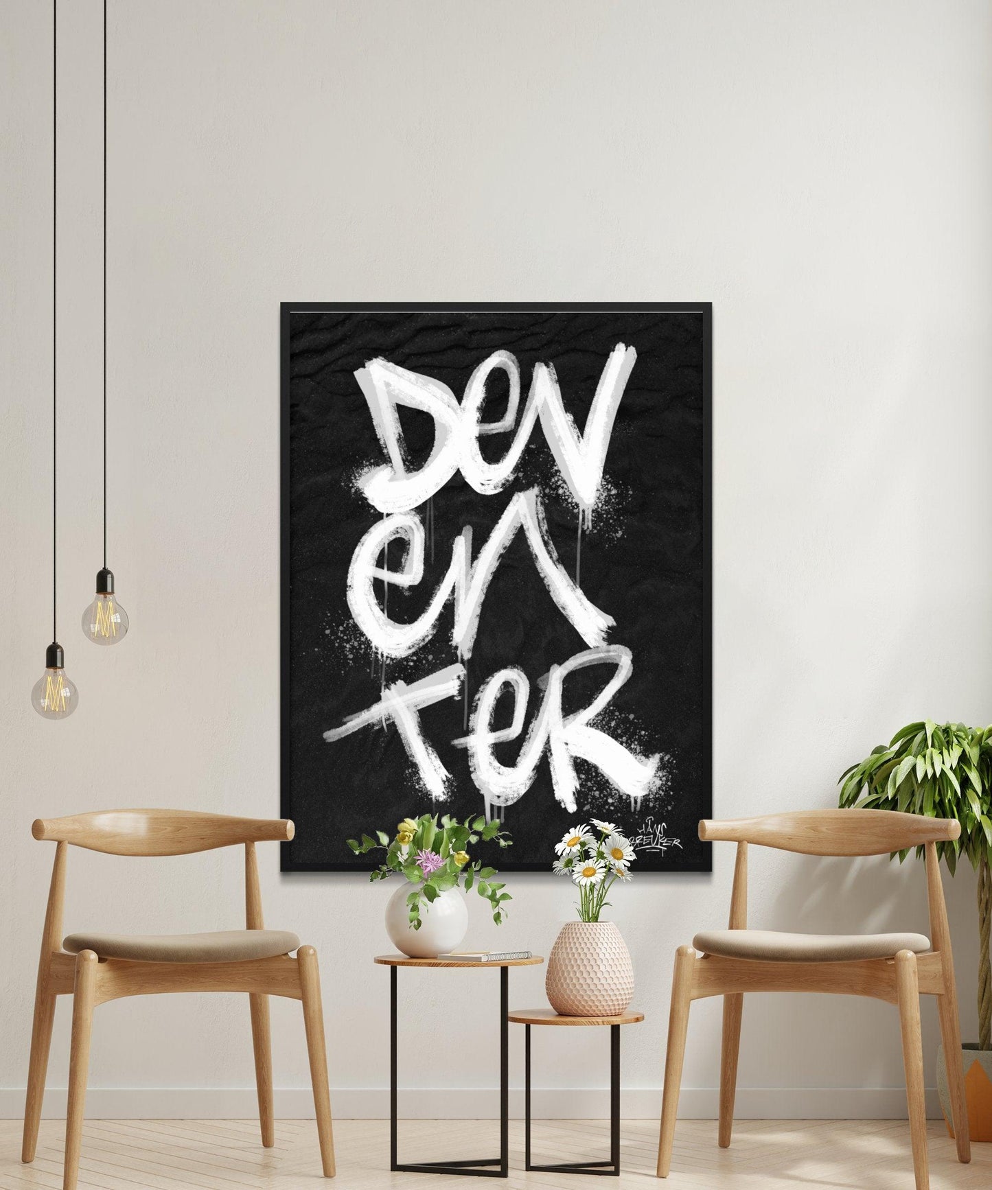 Kalligrafie Poster Deventer - Hans Breuker