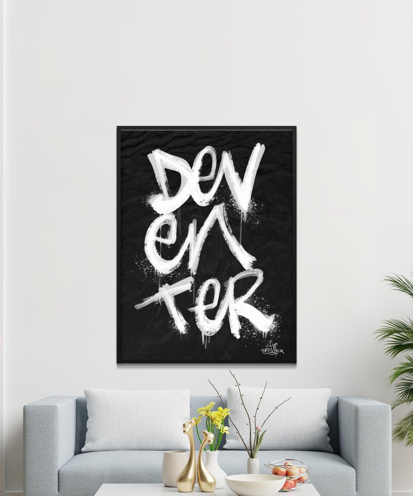 Kalligrafie Poster Deventer - Hans Breuker
