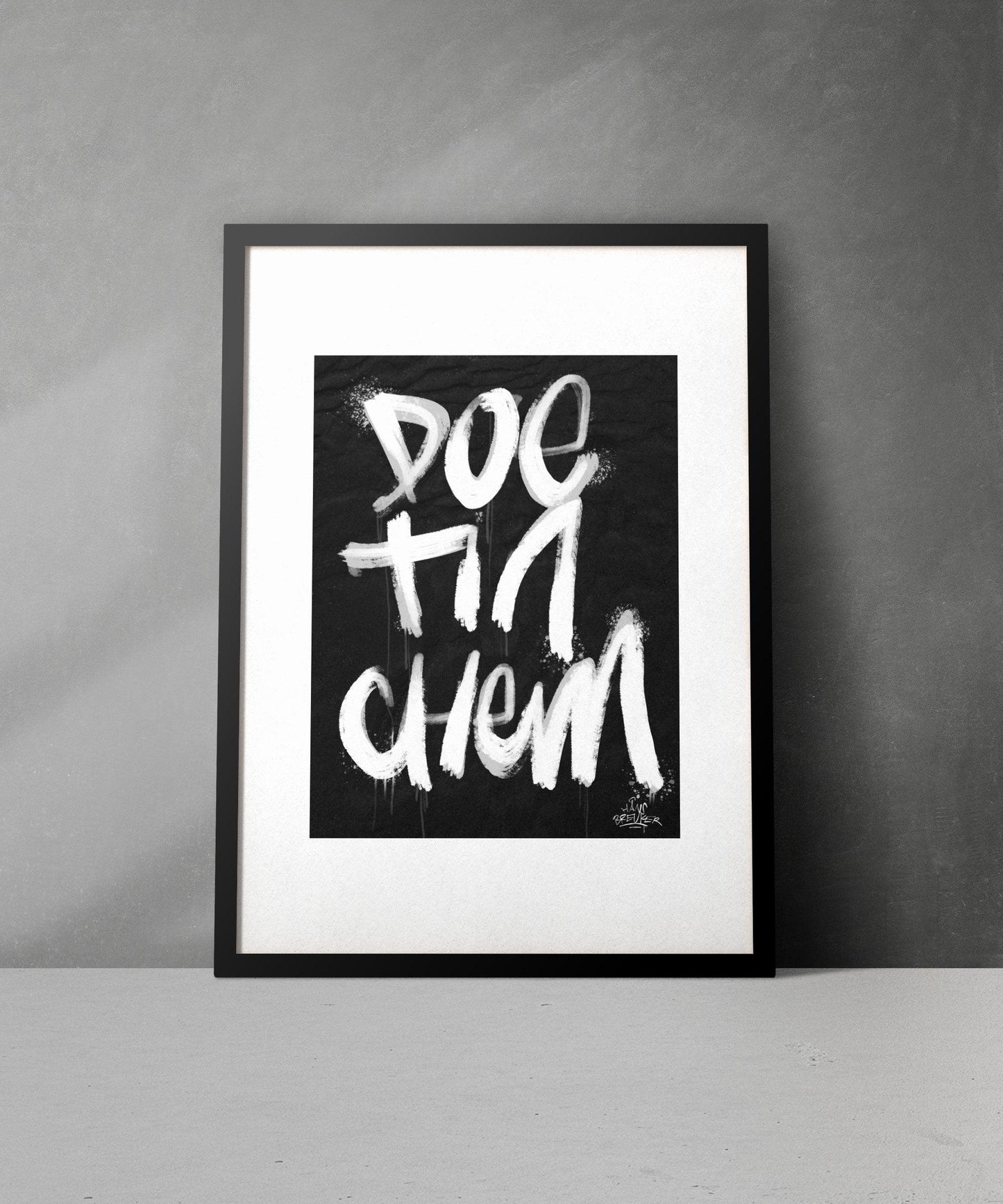 Kalligrafie Poster Doetinchem - Hans Breuker