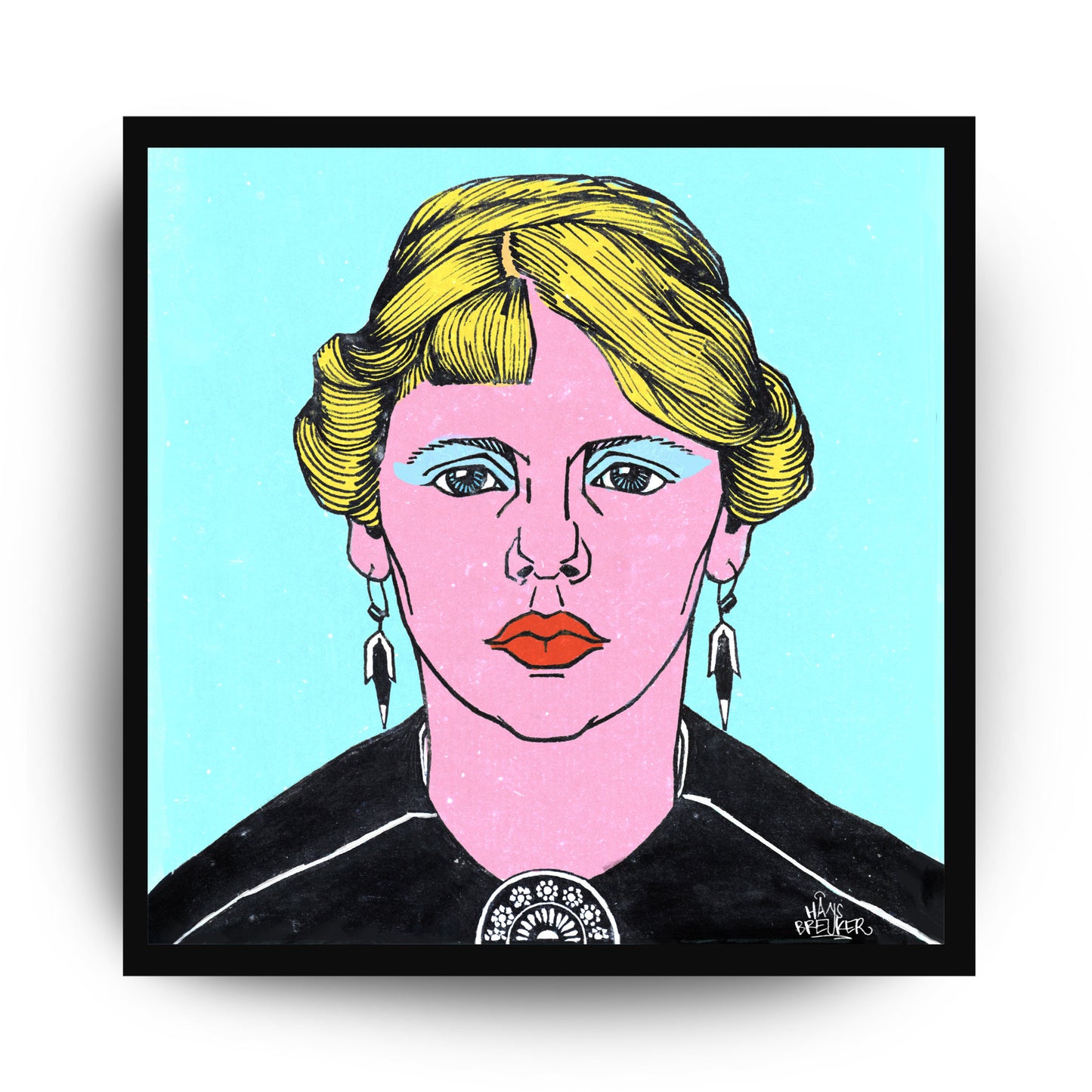 Dutch Marilyn Monroe (Julie de Graag) pop art
