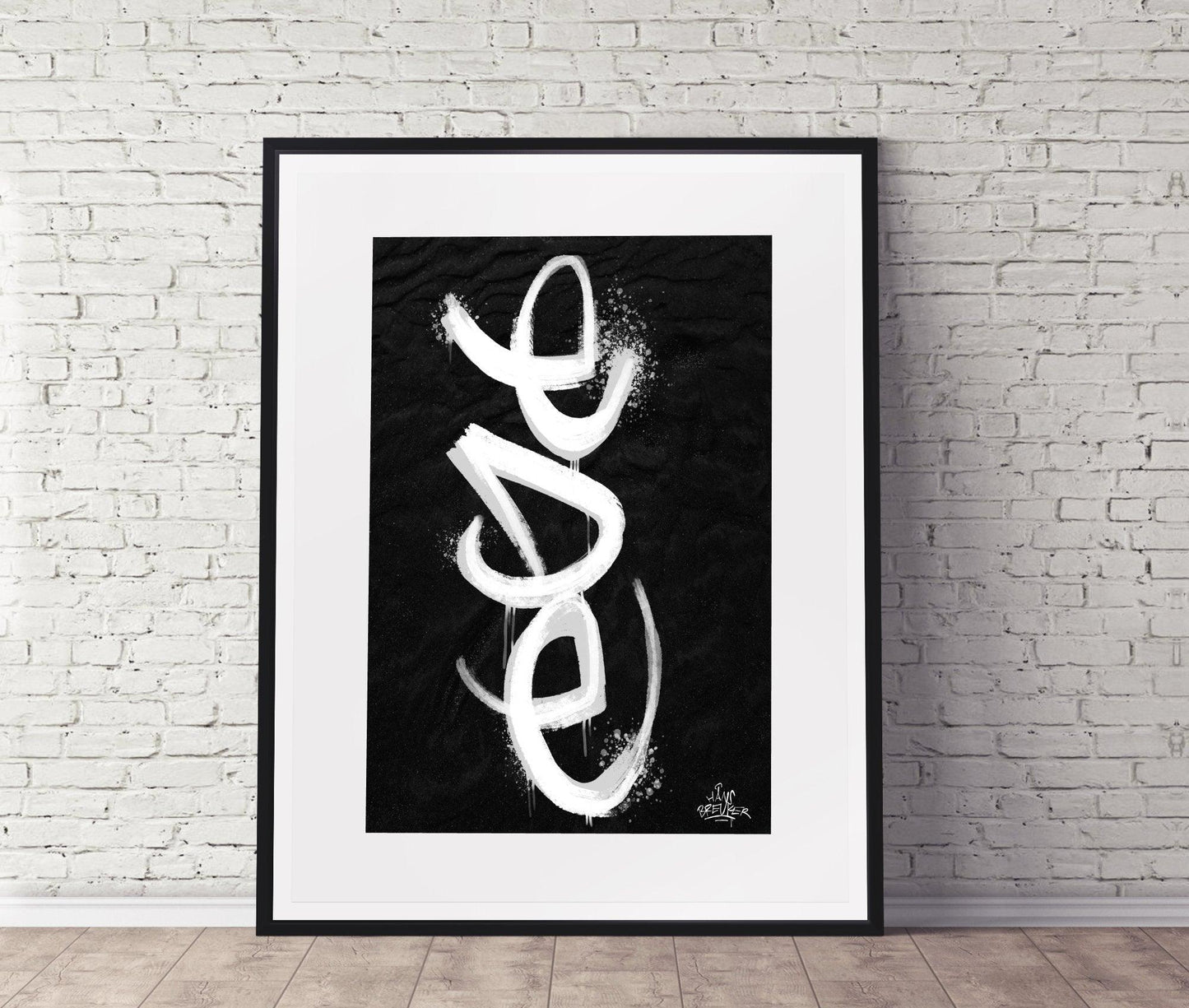 Kalligrafie Poster Ede - Hans Breuker