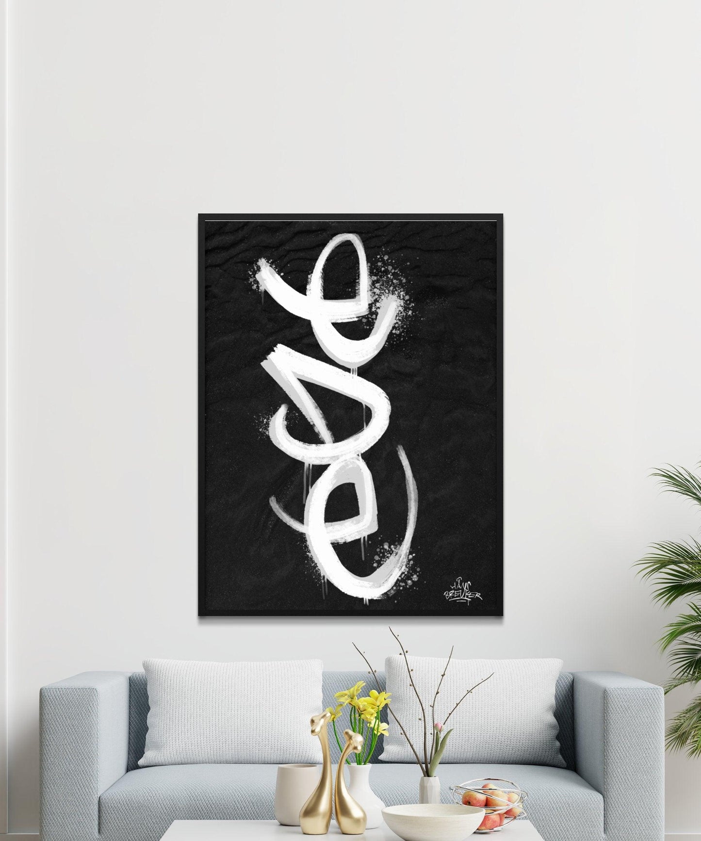Kalligrafie Poster Ede - Hans Breuker
