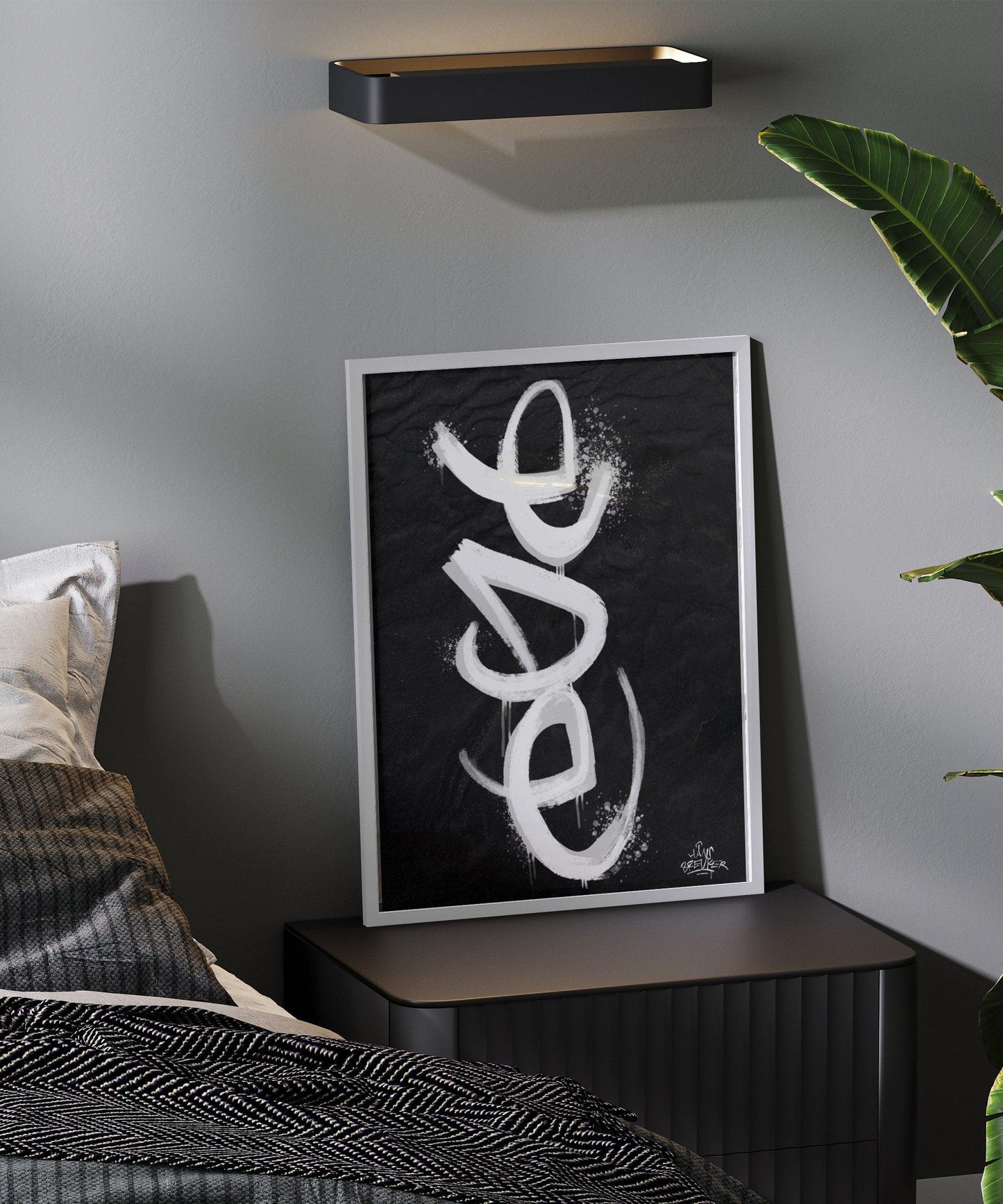 Kalligrafie Poster Ede - Hans Breuker