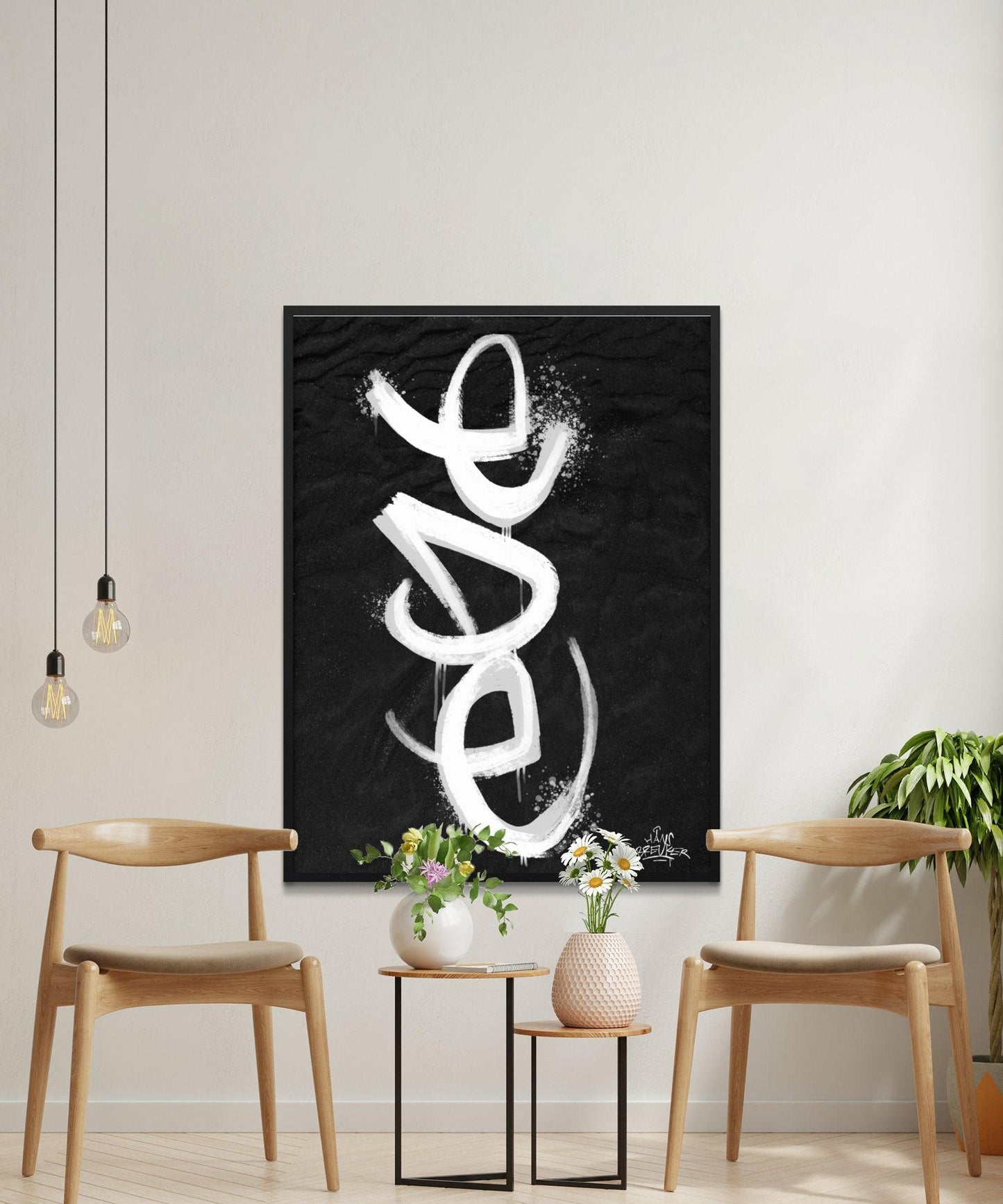 Kalligrafie Poster Ede - Hans Breuker