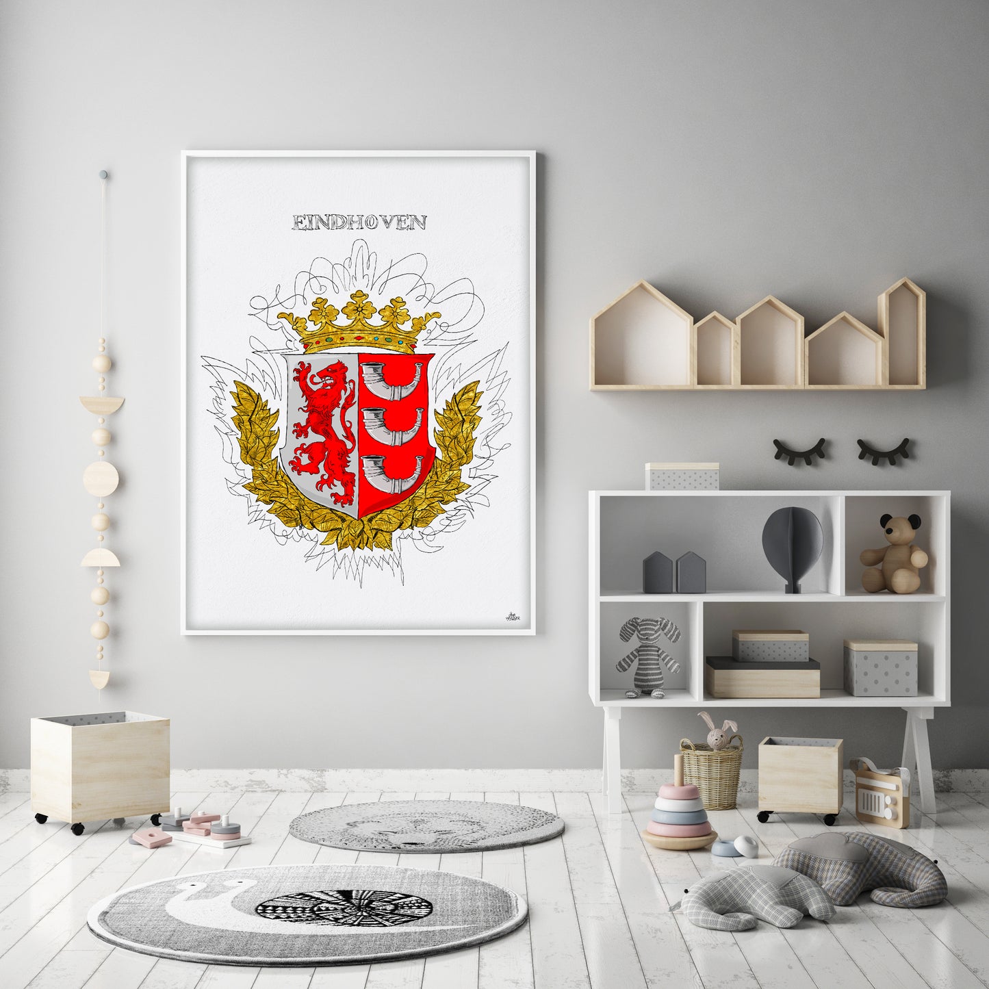 Gepersonaliseerd Stadswapen van Eindhoven poster