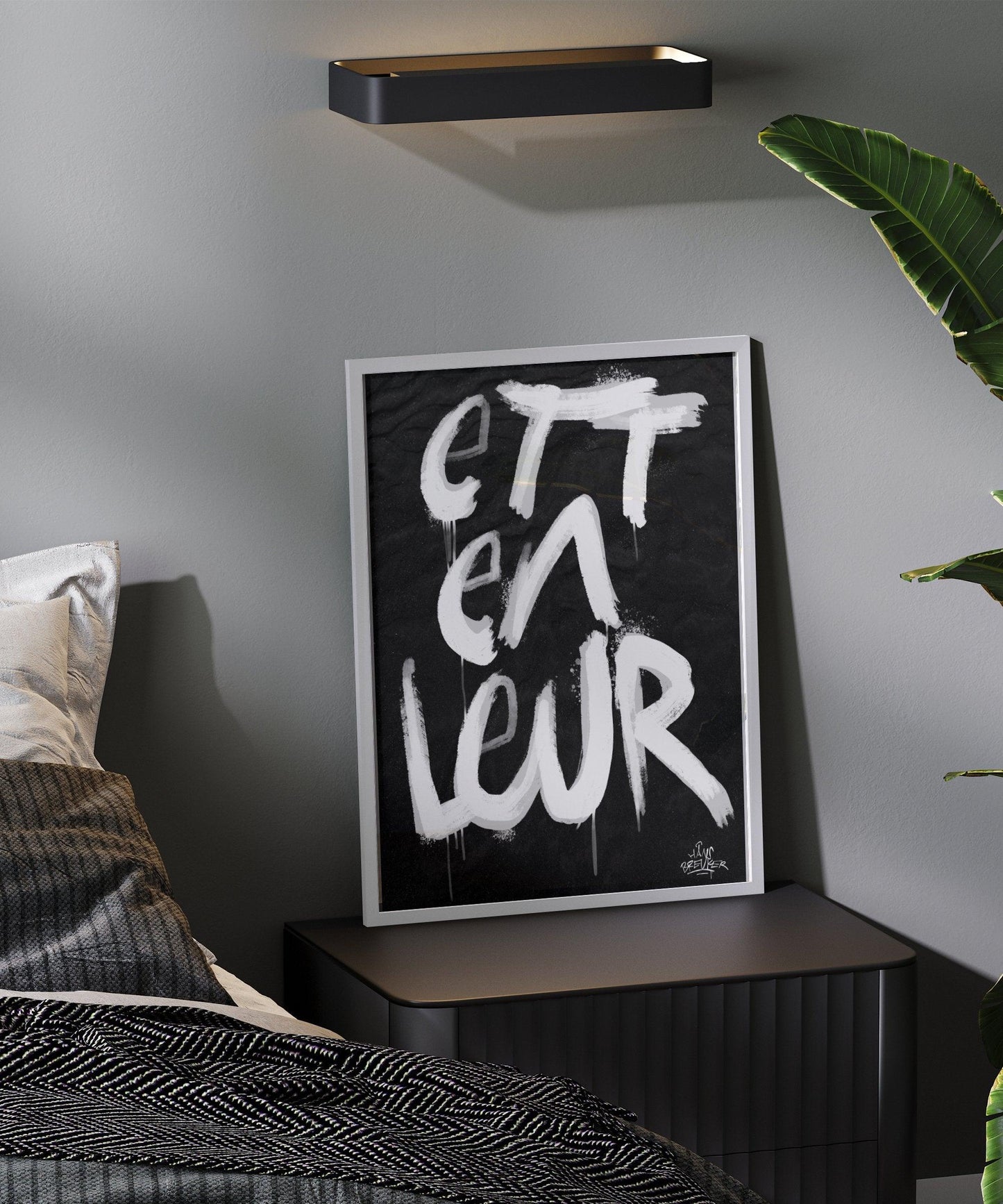 Kalligrafie Poster Etten-Leur - Hans Breuker