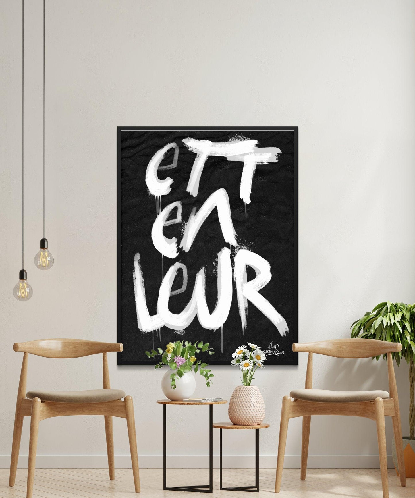 Kalligrafie Poster Etten-Leur - Hans Breuker