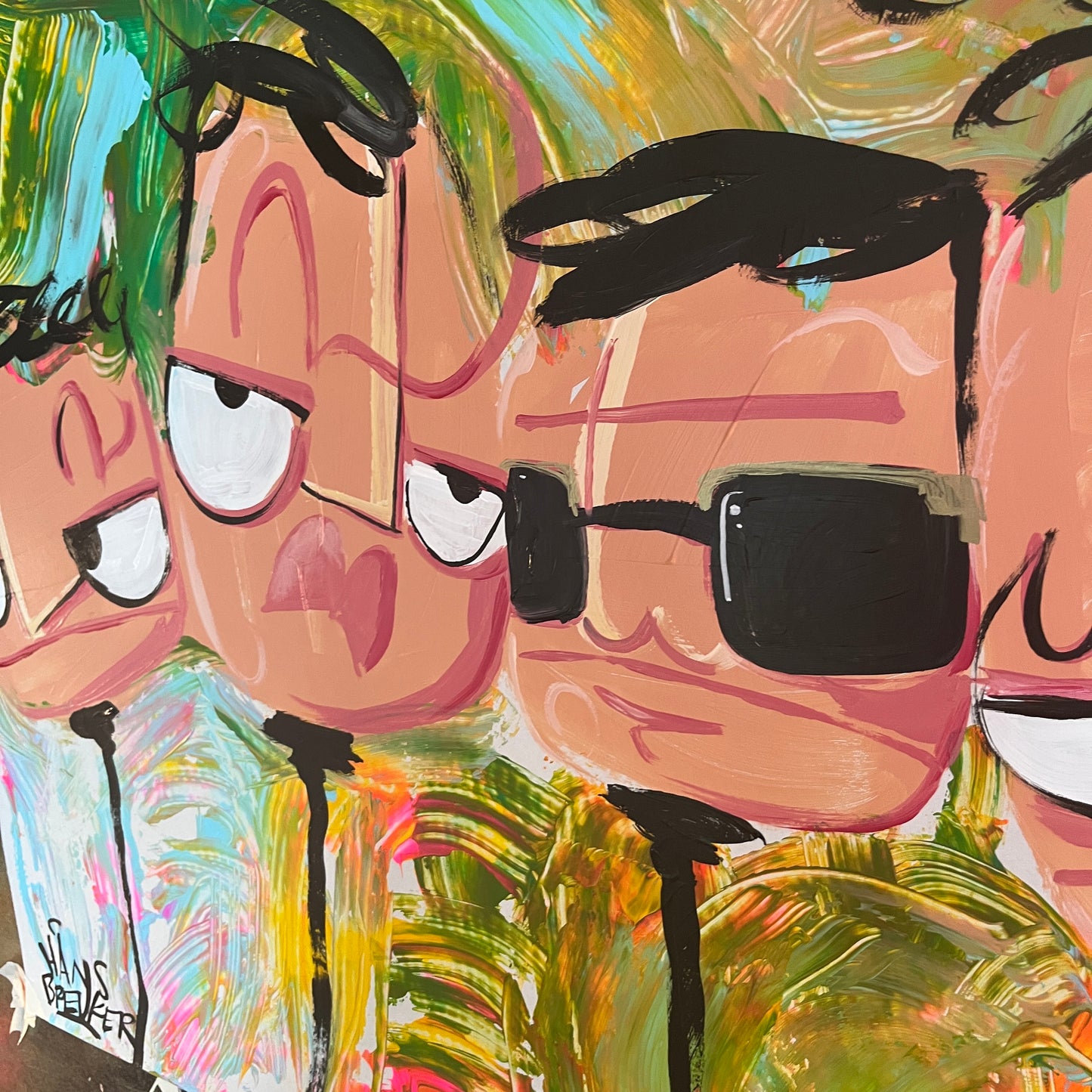 It’s a jungle out there. 80 x 60 cm.
