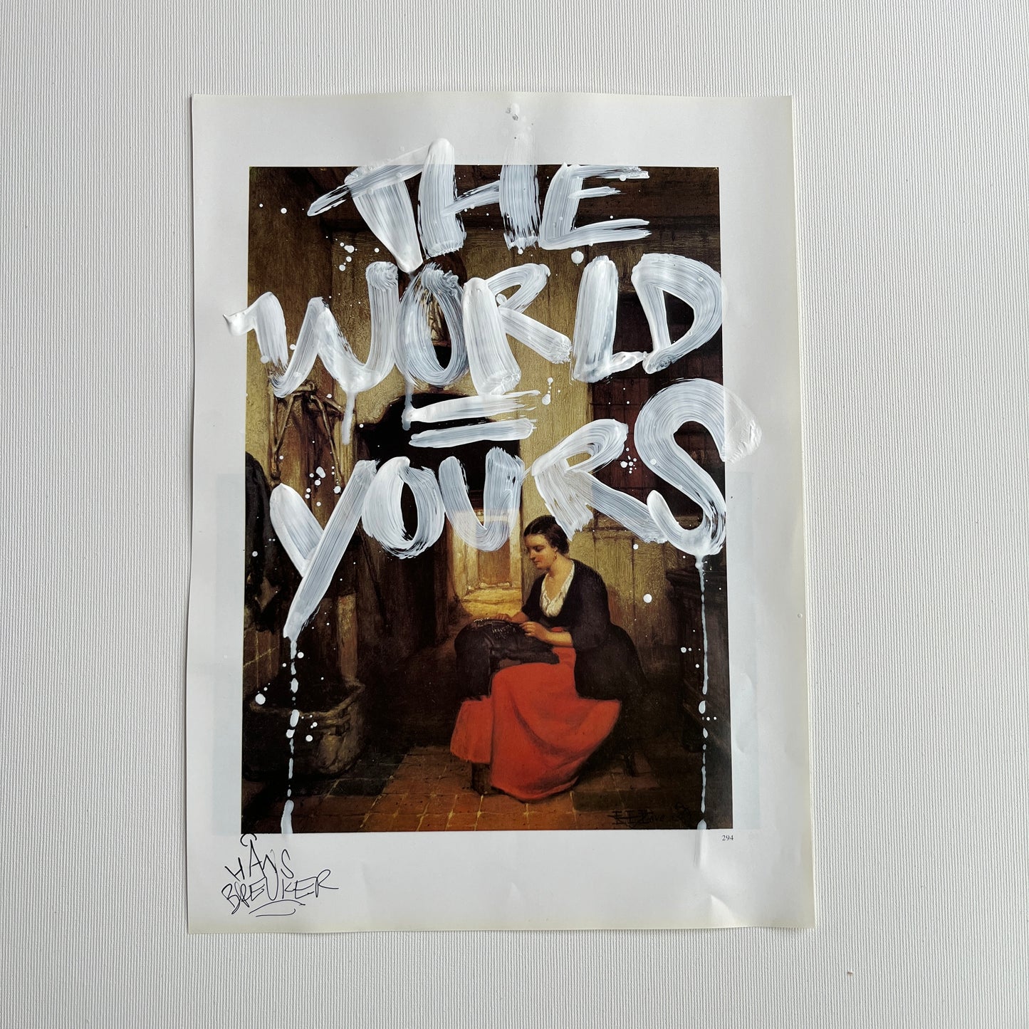 The World is yours op papier