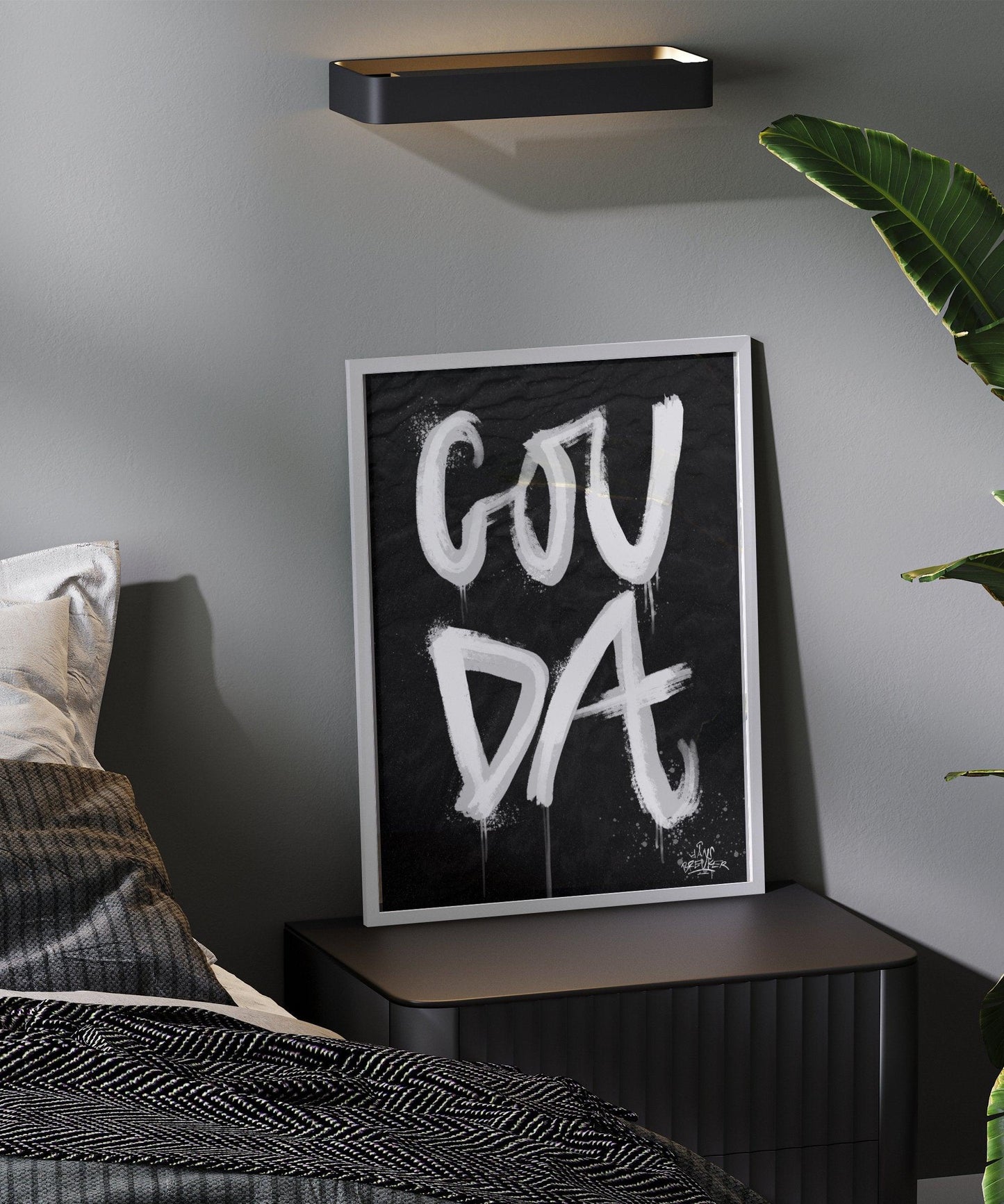Kalligrafie Poster Gouda - Hans Breuker