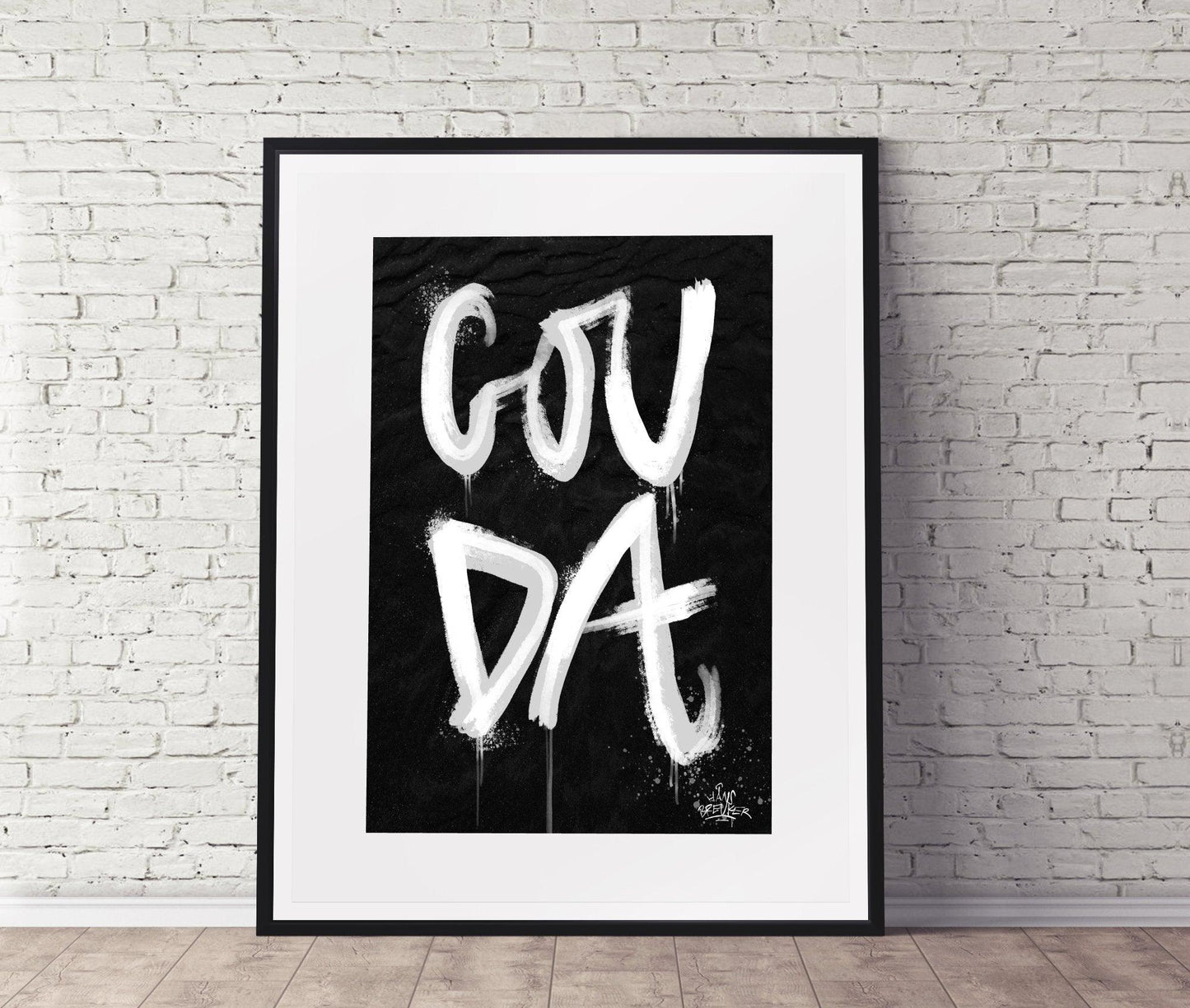 Kalligrafie Poster Gouda - Hans Breuker