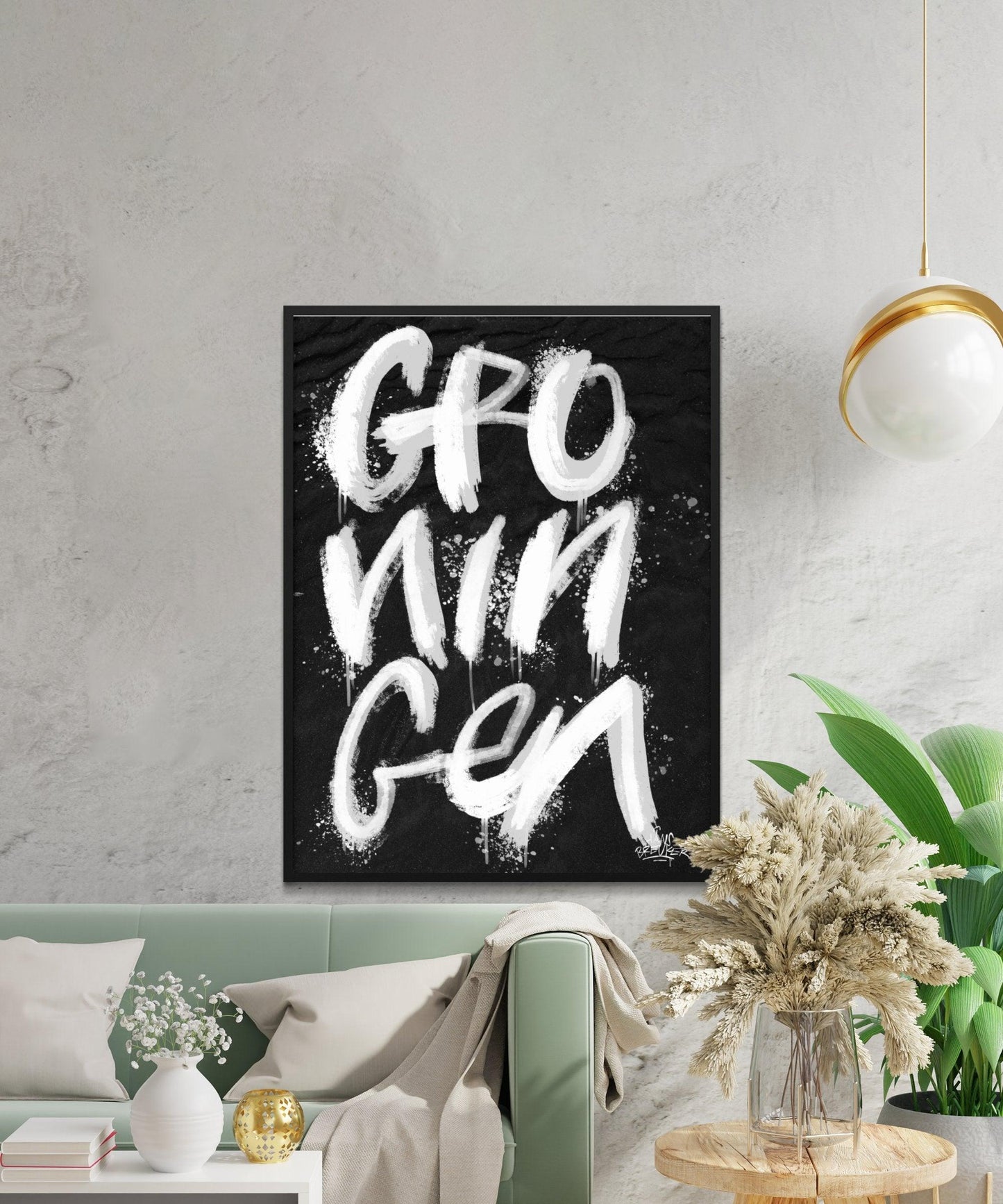 Kalligrafie Poster Groningen - Hans Breuker