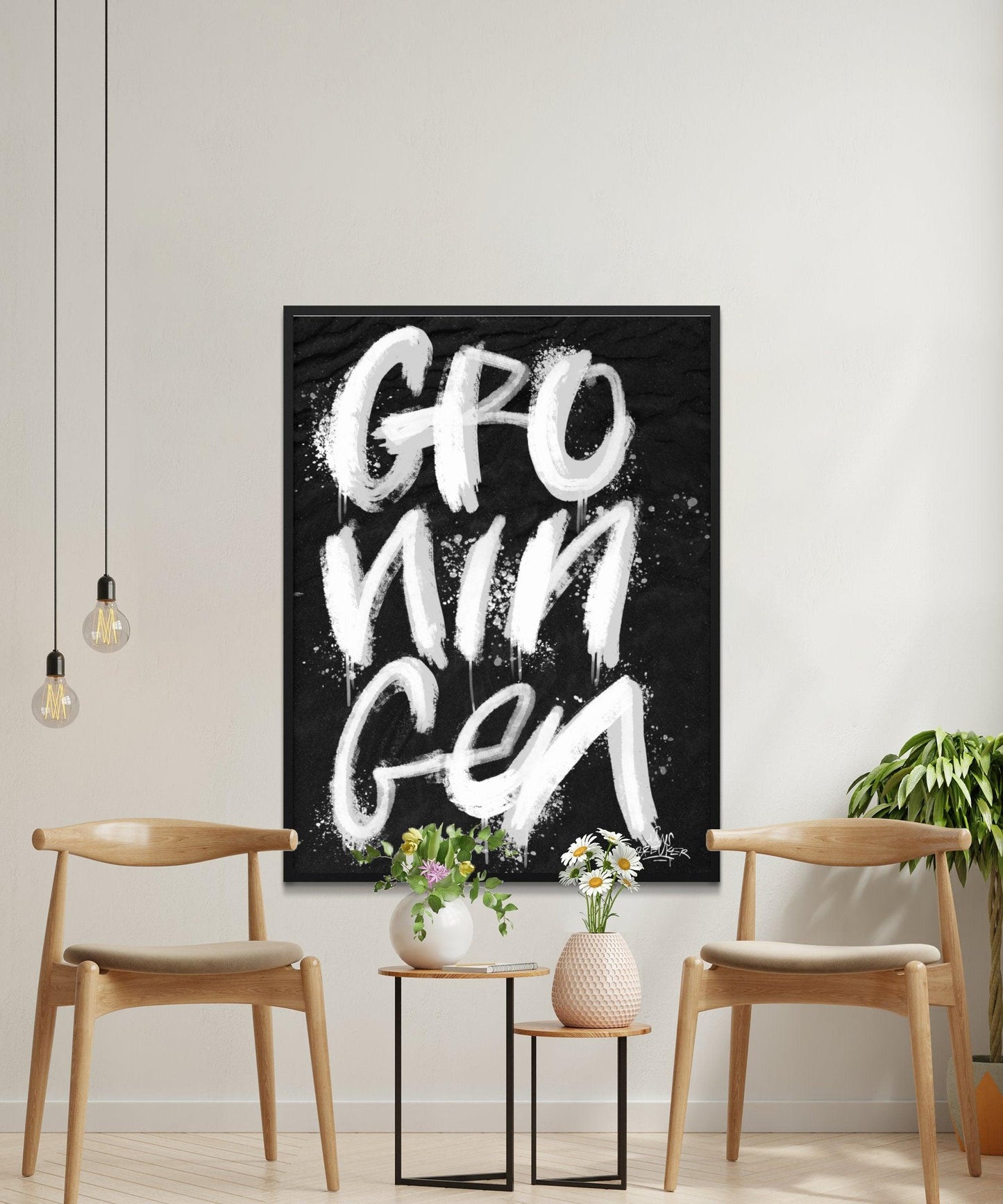 Kalligrafie Poster Groningen - Hans Breuker