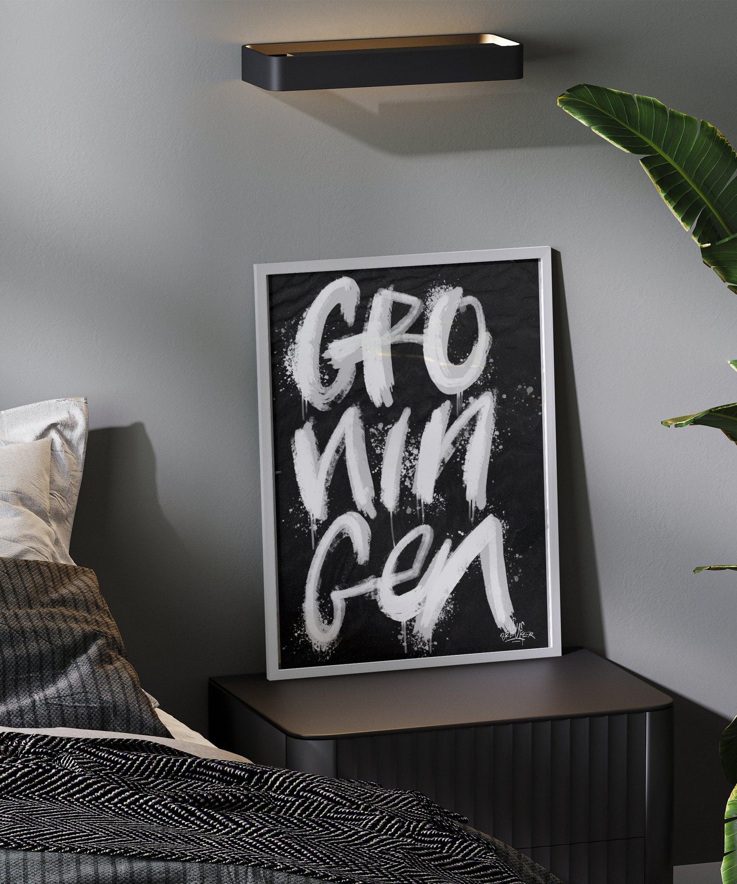 Kalligrafie Poster Groningen - Hans Breuker