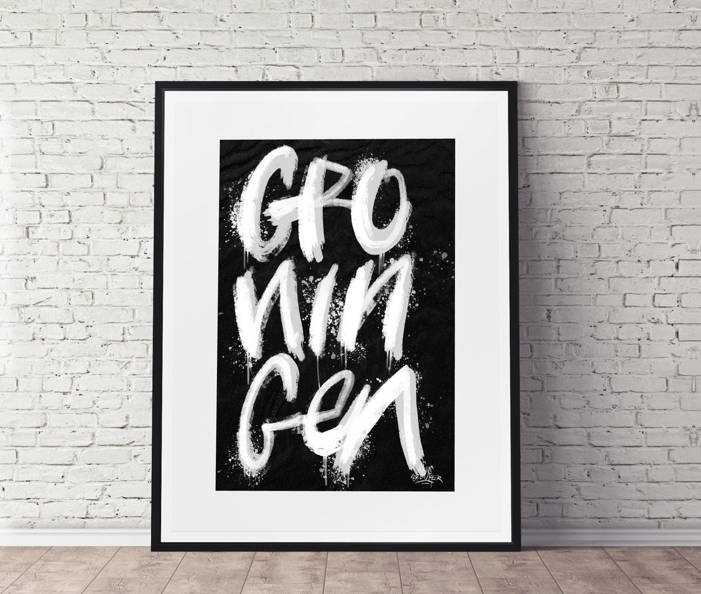 Kalligrafie Poster Groningen - Hans Breuker