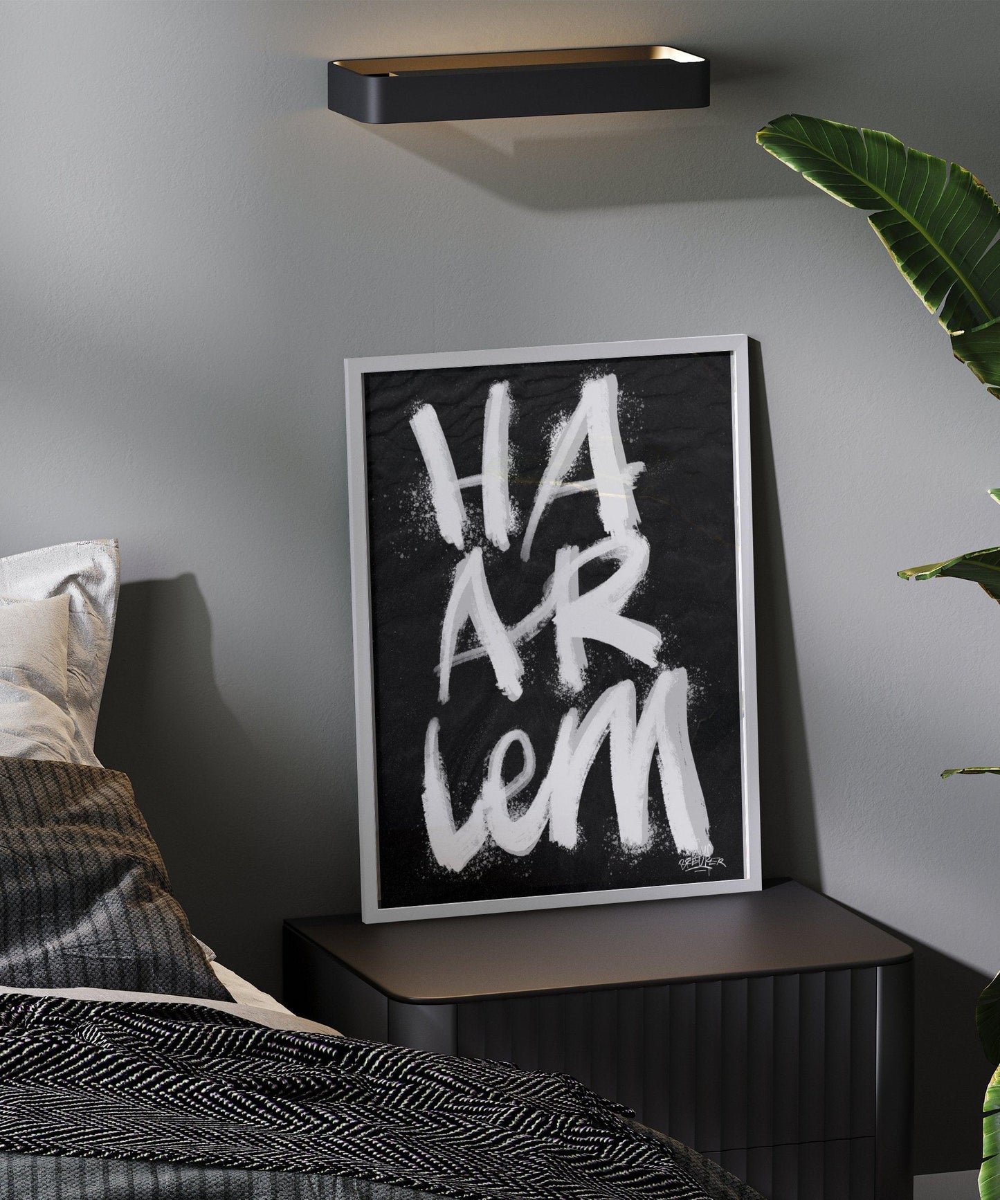 Kalligrafie Poster Haarlem - Hans Breuker