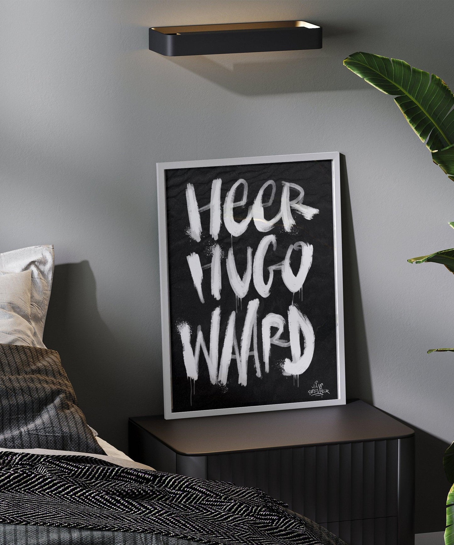 Kalligrafie Poster Heerhugowaard - Hans Breuker