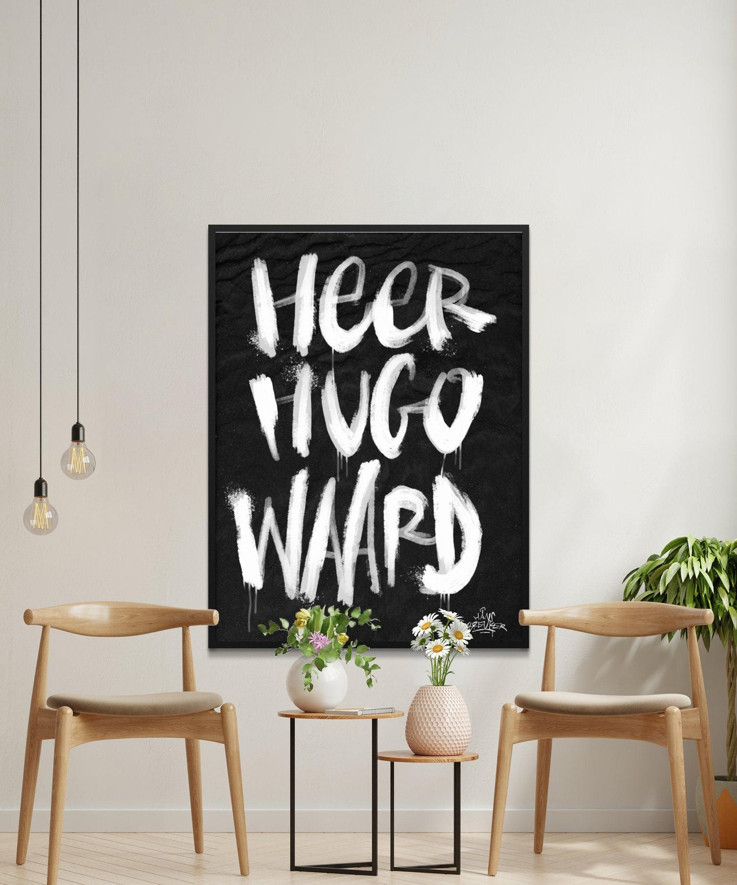 Kalligrafie Poster Heerhugowaard - Hans Breuker