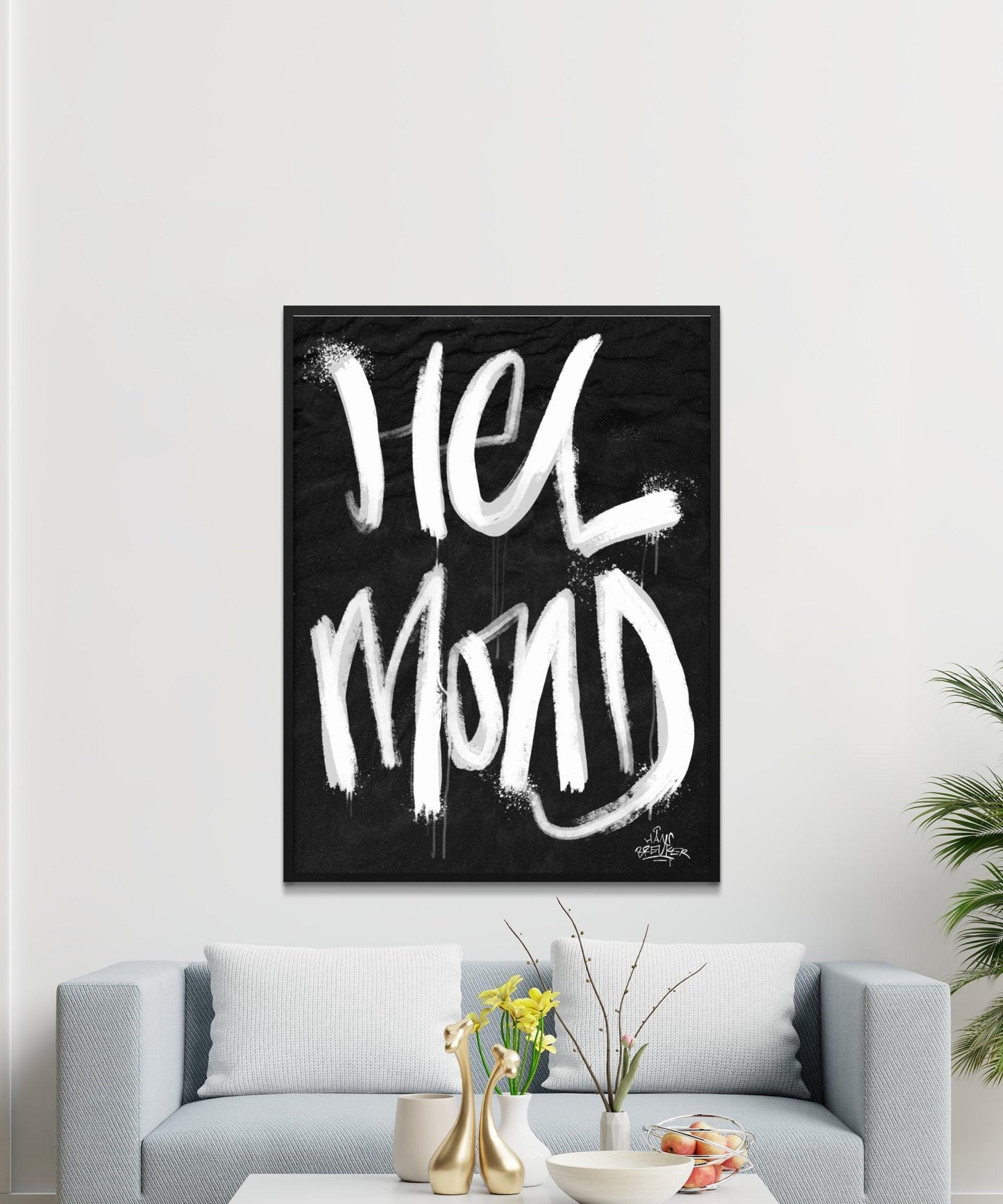 Kalligrafie Poster Helmond - Hans Breuker