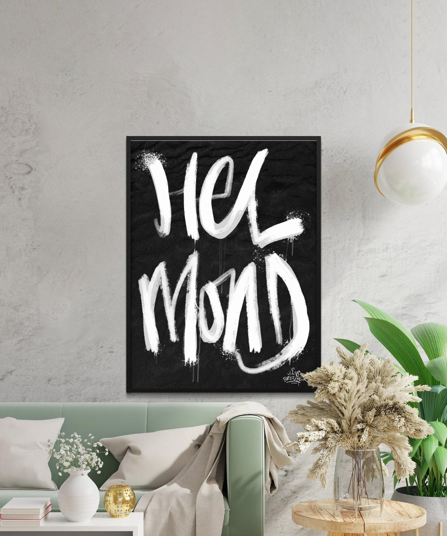 Kalligrafie Poster Helmond - Hans Breuker