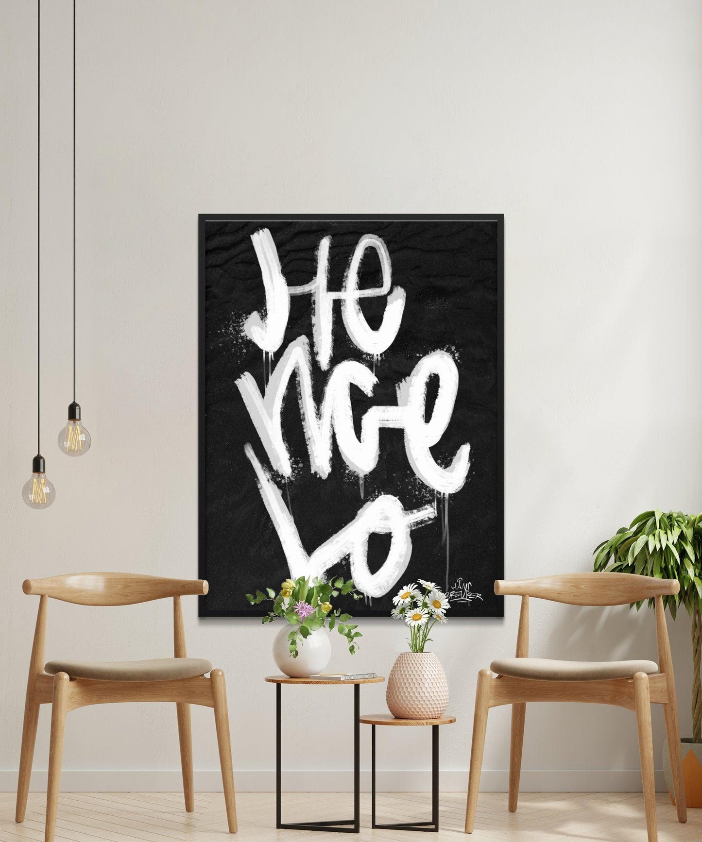 Kalligrafie Poster Hengelo - Hans Breuker