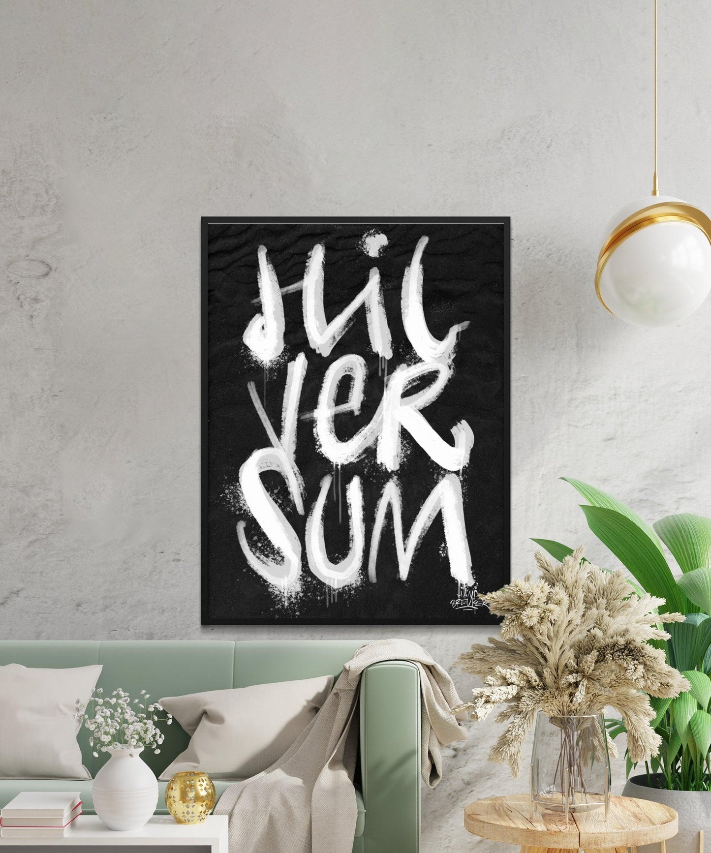 Kalligrafie Poster Hilversum - Hans Breuker