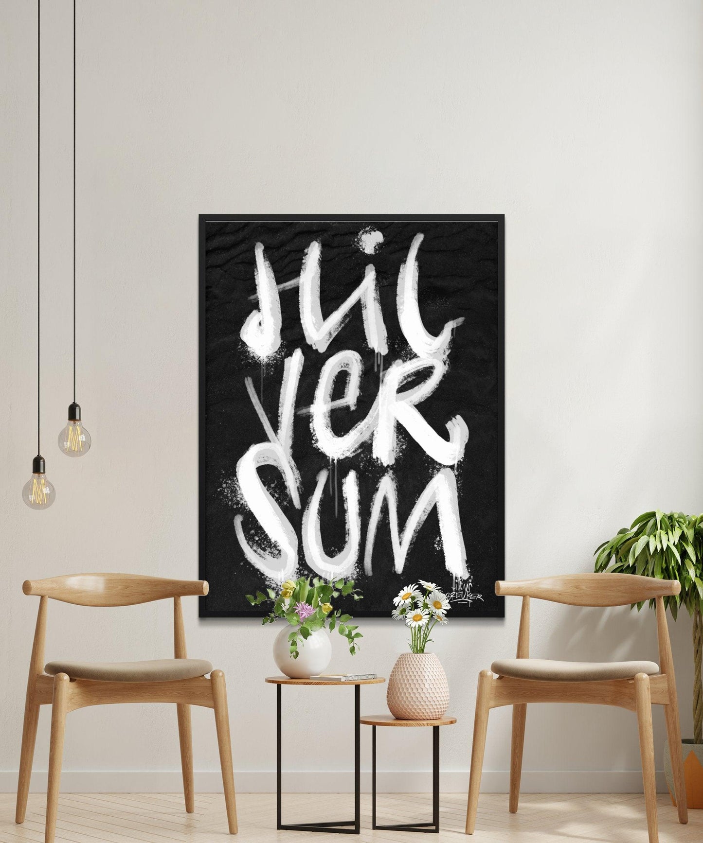 Kalligrafie Poster Hilversum - Hans Breuker