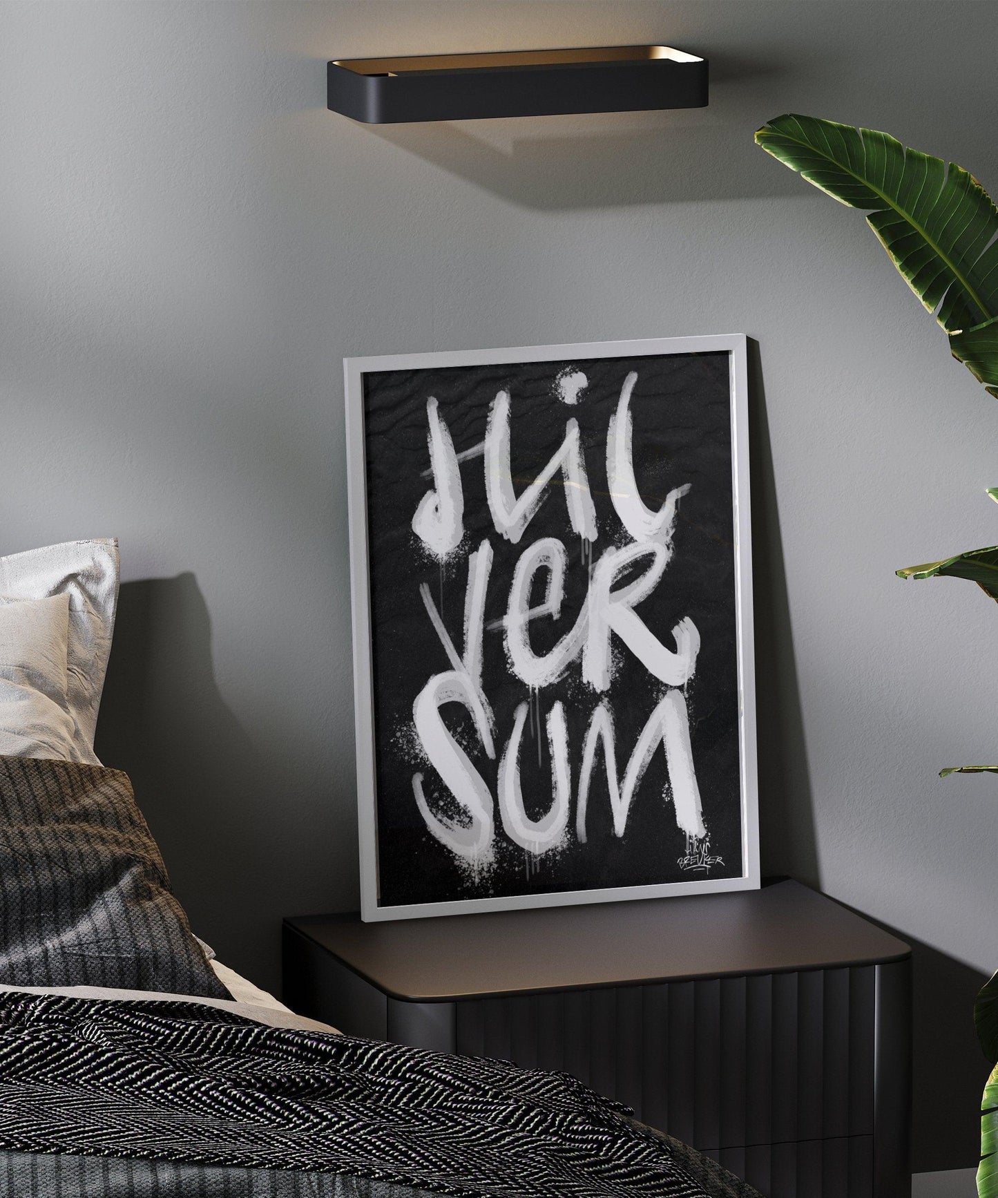 Kalligrafie Poster Hilversum - Hans Breuker